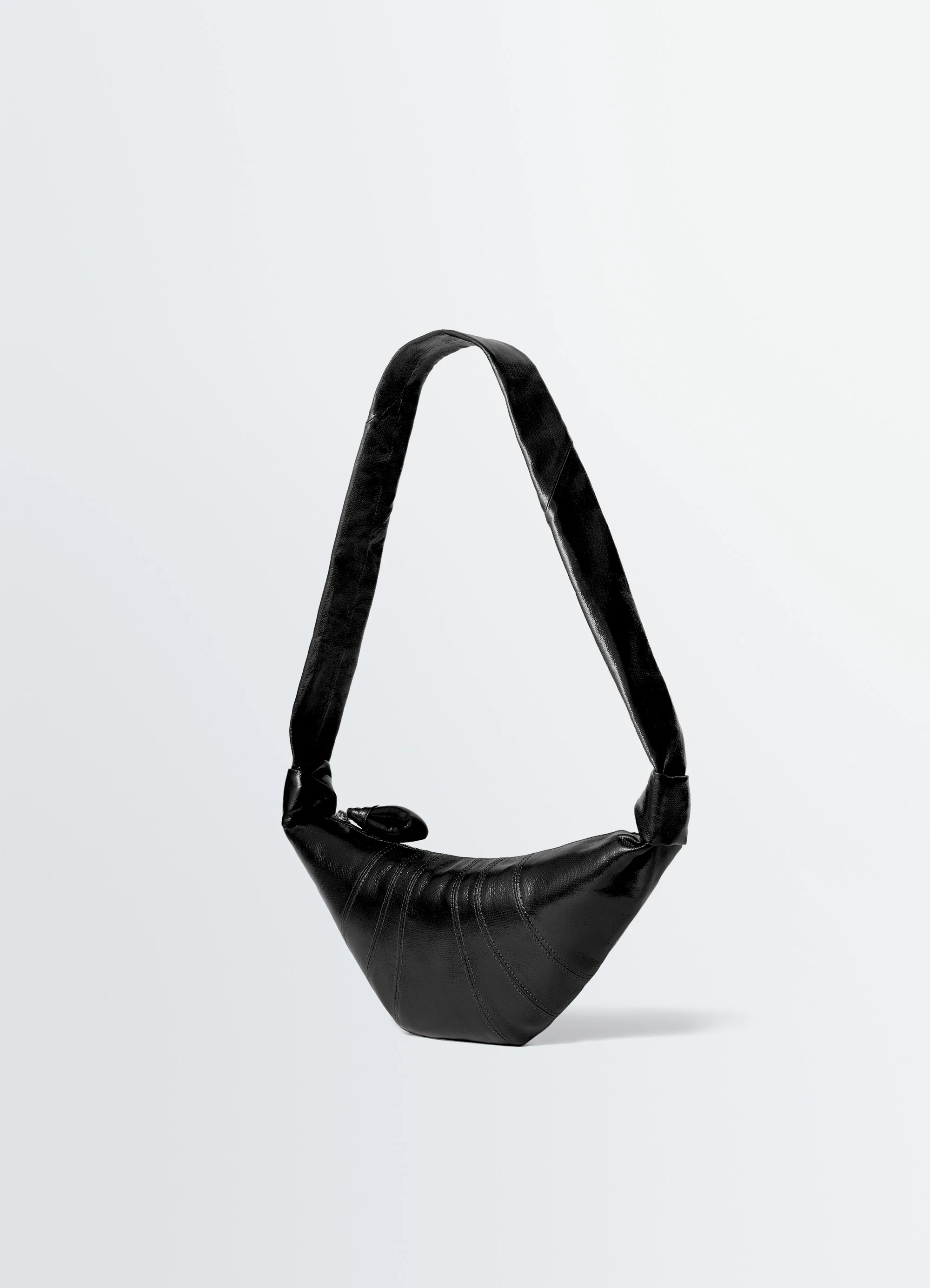 SMALL CROISSANT BAG IN COATED COTTON - Image 4