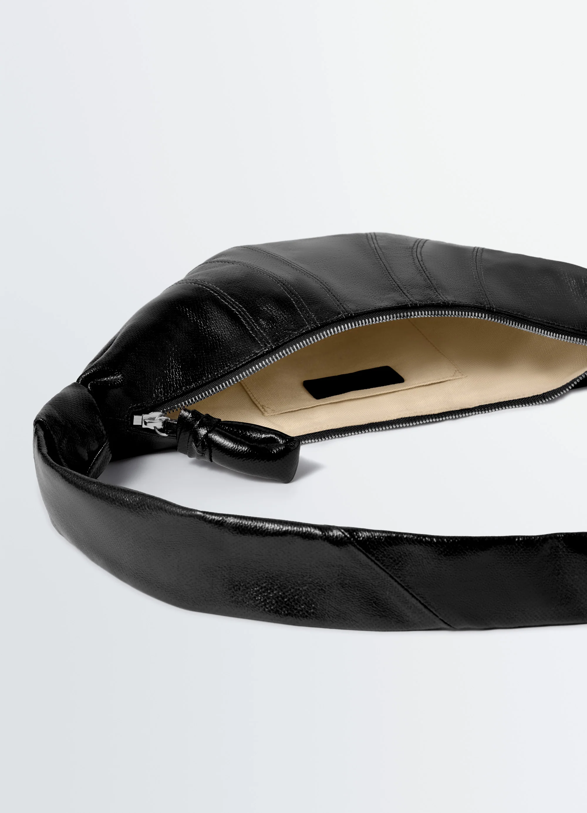 SMALL CROISSANT BAG IN COATED COTTON - Image 5
