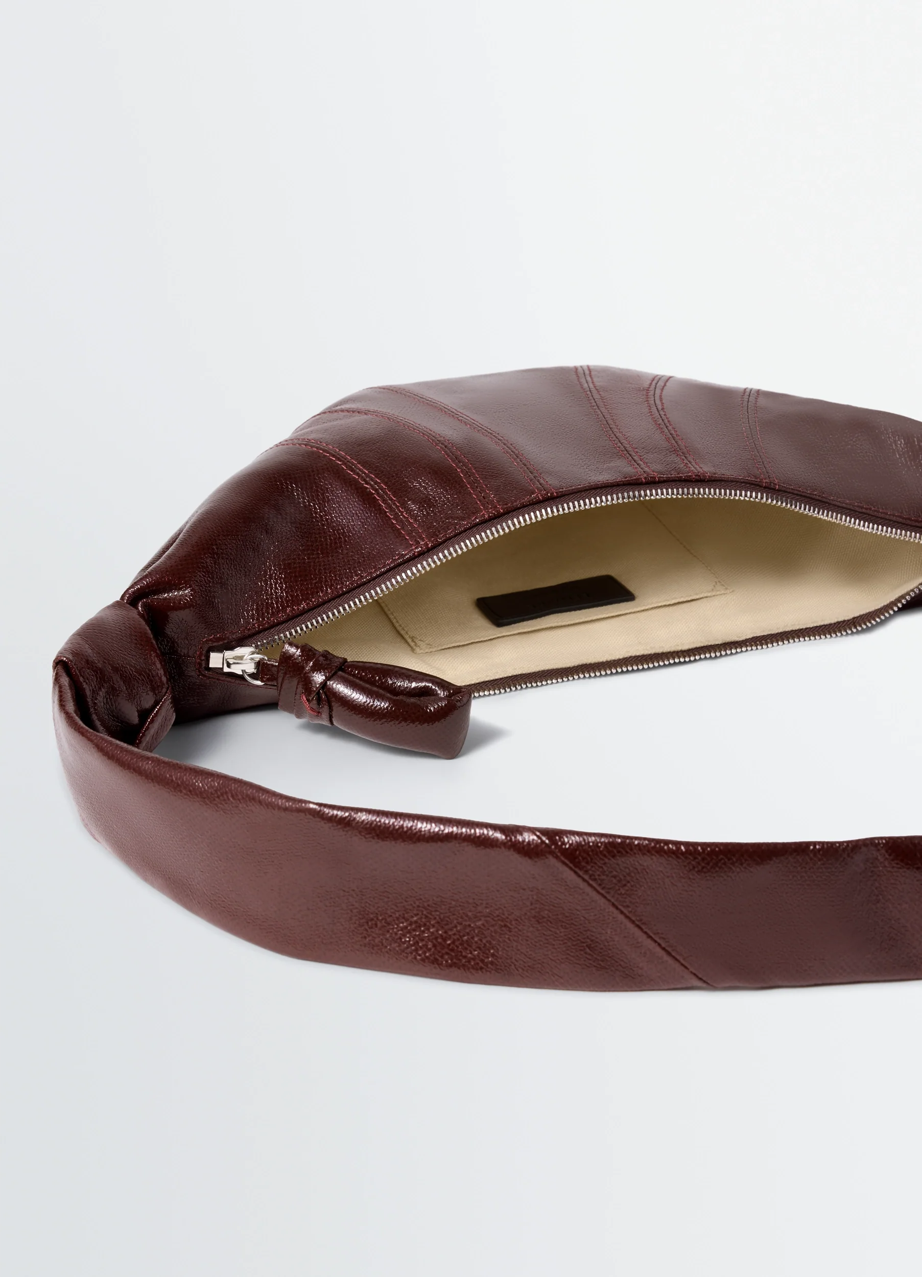 SMALL CROISSANT BAG IN COATED COTTON - Image 4