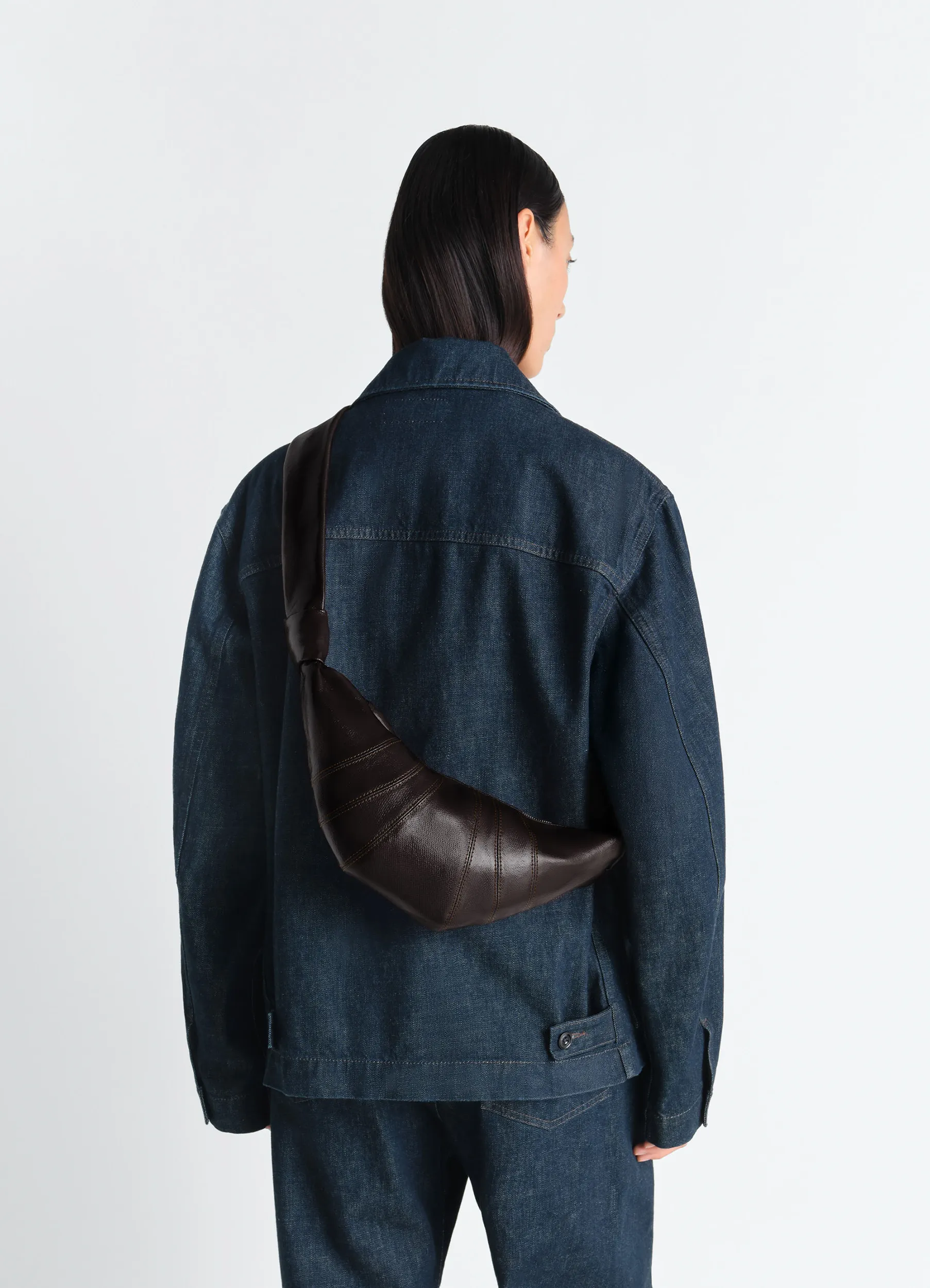 SMALL CROISSANT BAG IN COATED COTTON - Image 2