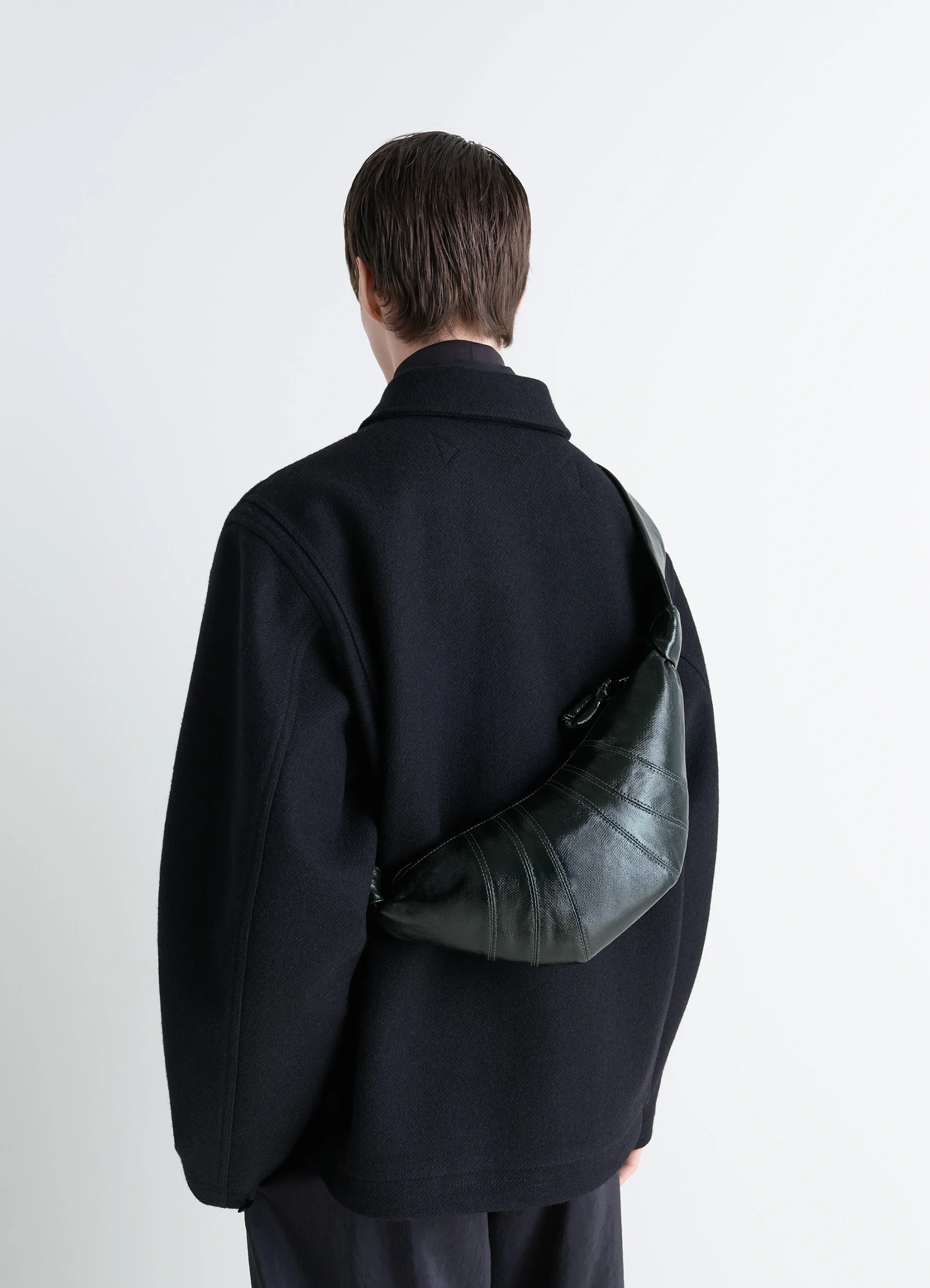 SMALL CROISSANT BAG IN COATED COTTON - Image 2