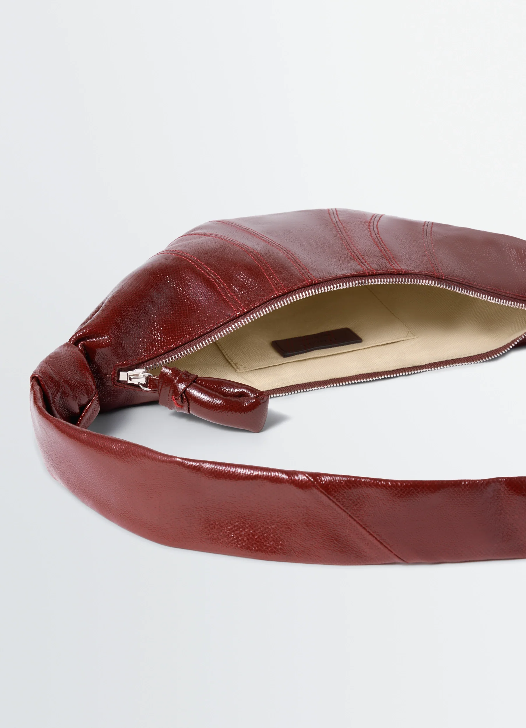 SMALL CROISSANT BAG IN COATED COTTON - Image 5