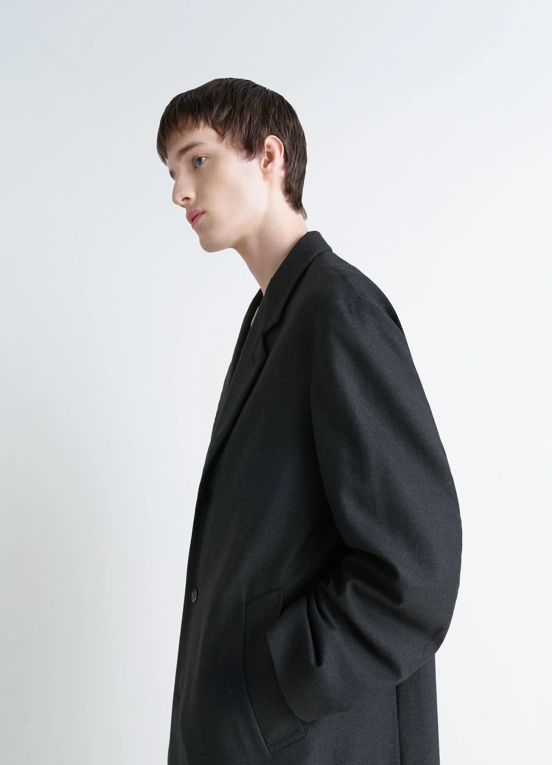 SOFT CHESTERFIELD COAT IN CASHMERE - Image 5