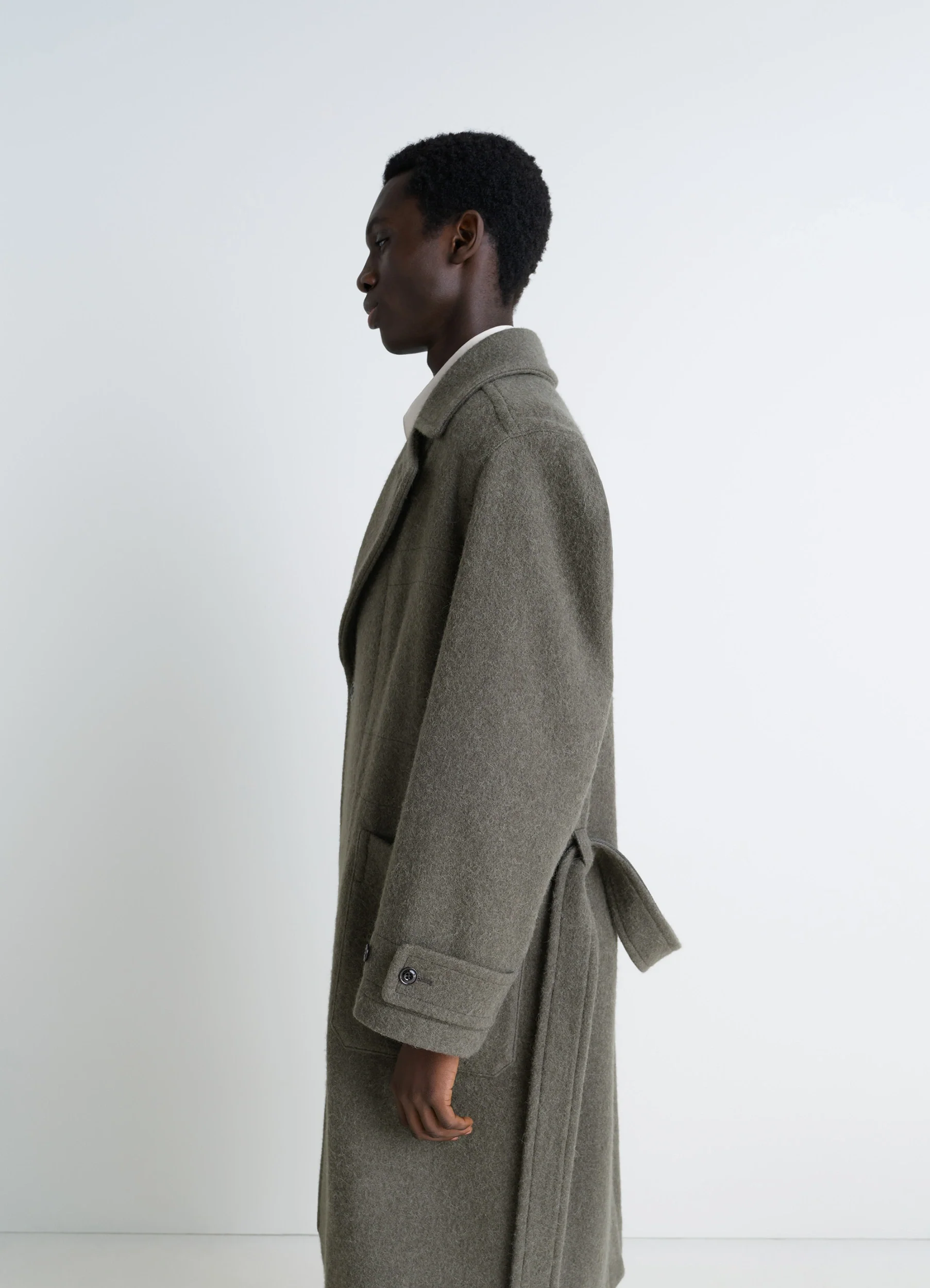 SOFT COAT IN WOOL ALPACA - Image 3