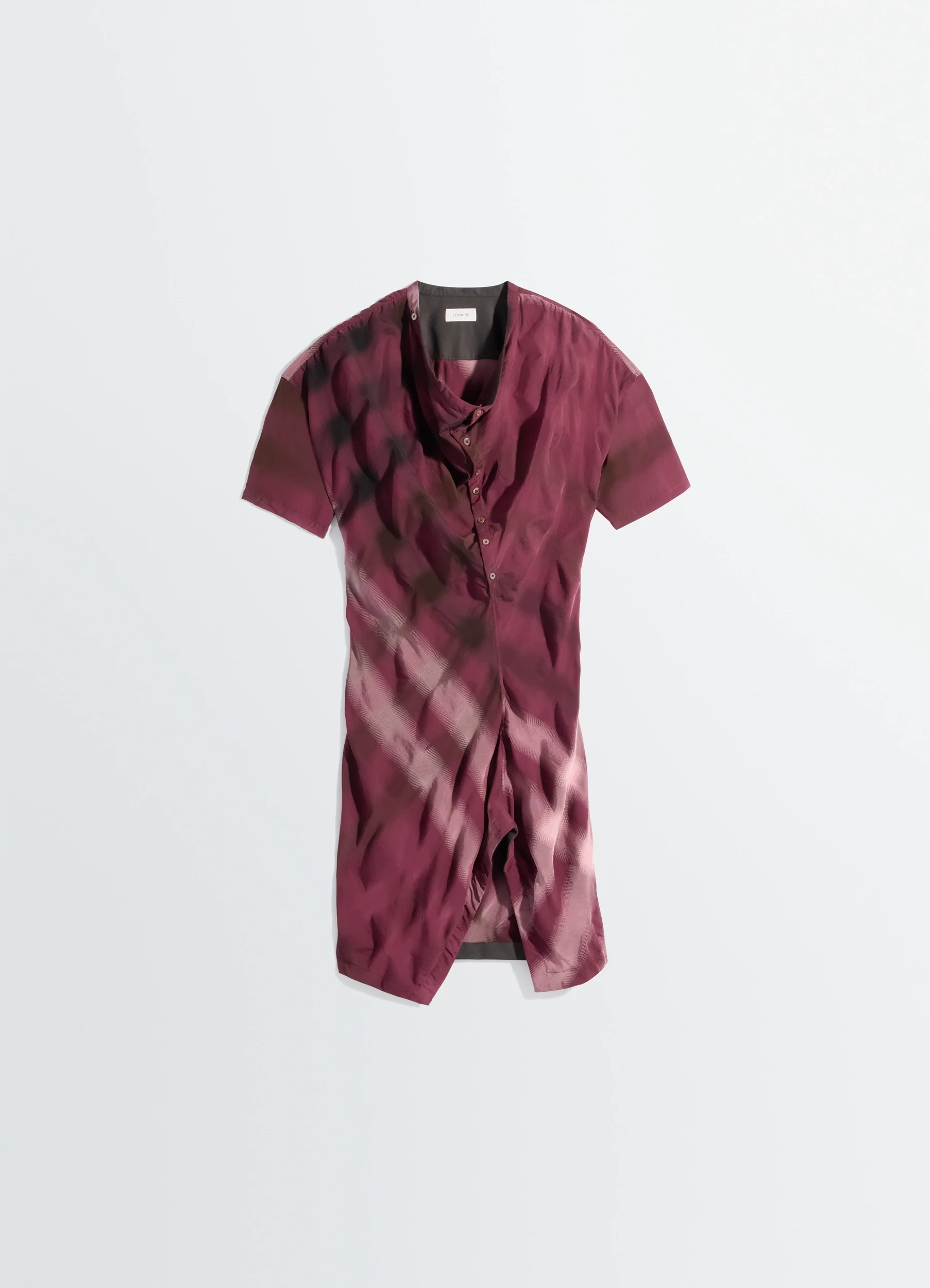 SOFT COLLAR DRESS IN VISCOSE COTTON - Image 6