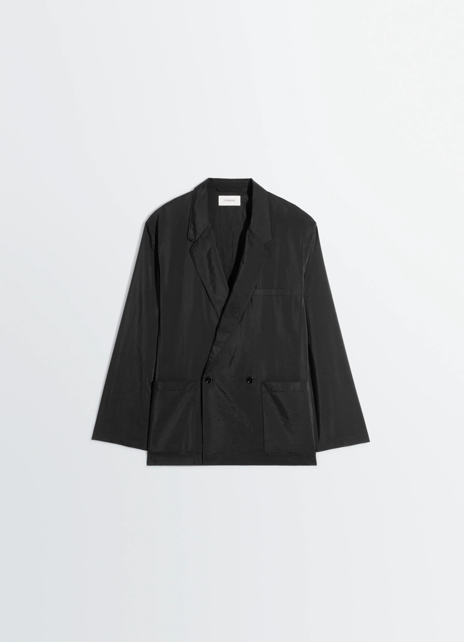 SOFT DOUBLE BREASTED JACKET IN DRY SILK - Image 6