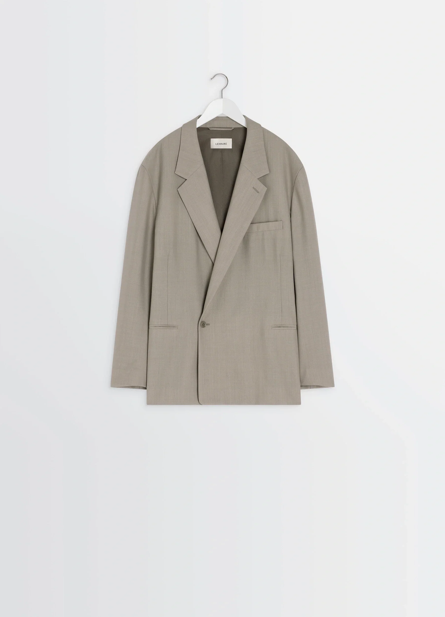 SOFT DOUBLE BREASTED JACKET IN POLYWOOL - Image 5
