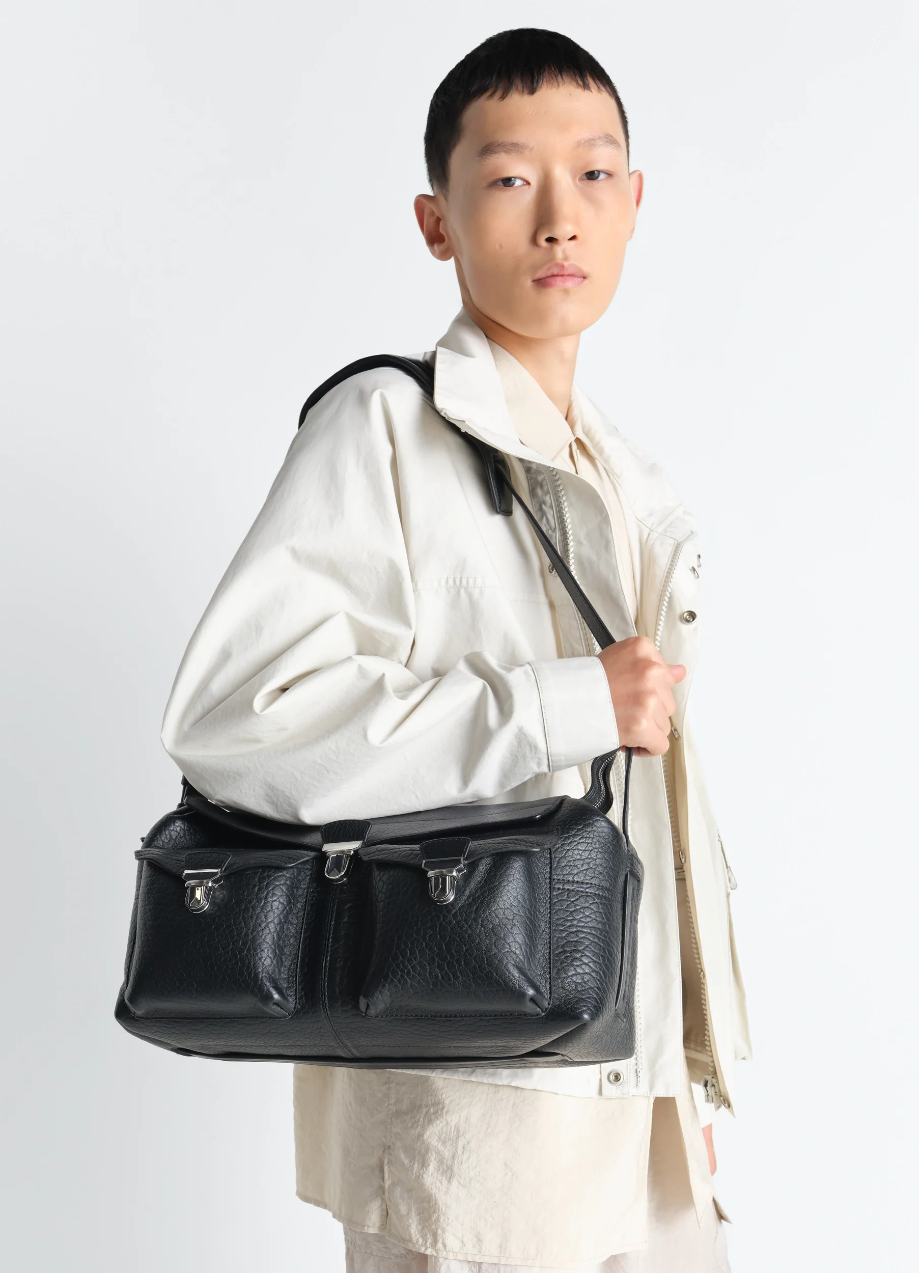 SOFT GEAR BAG IN LEATHER - Image 3