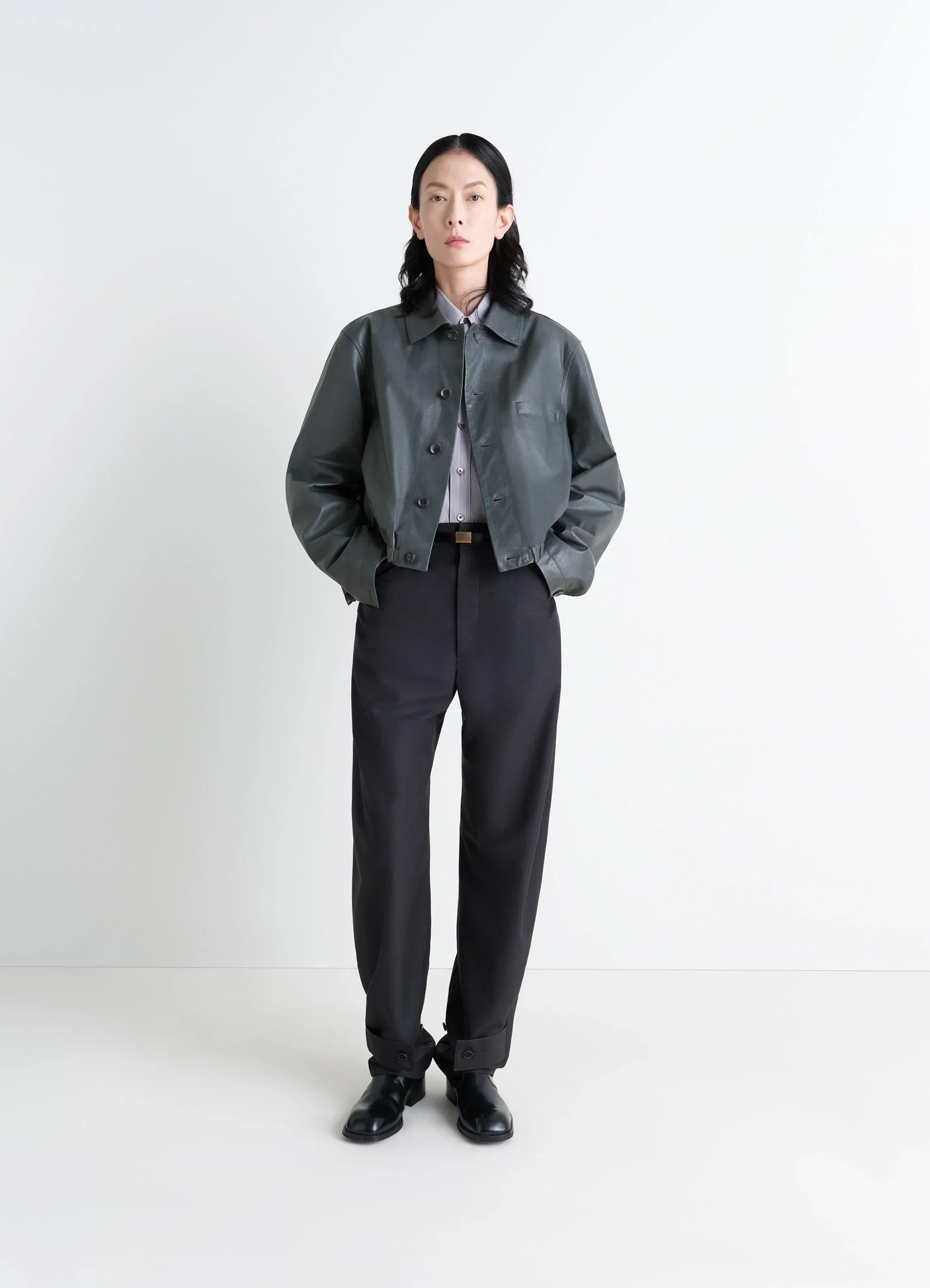 SOFT LEATHER BLOUSON - Image 2