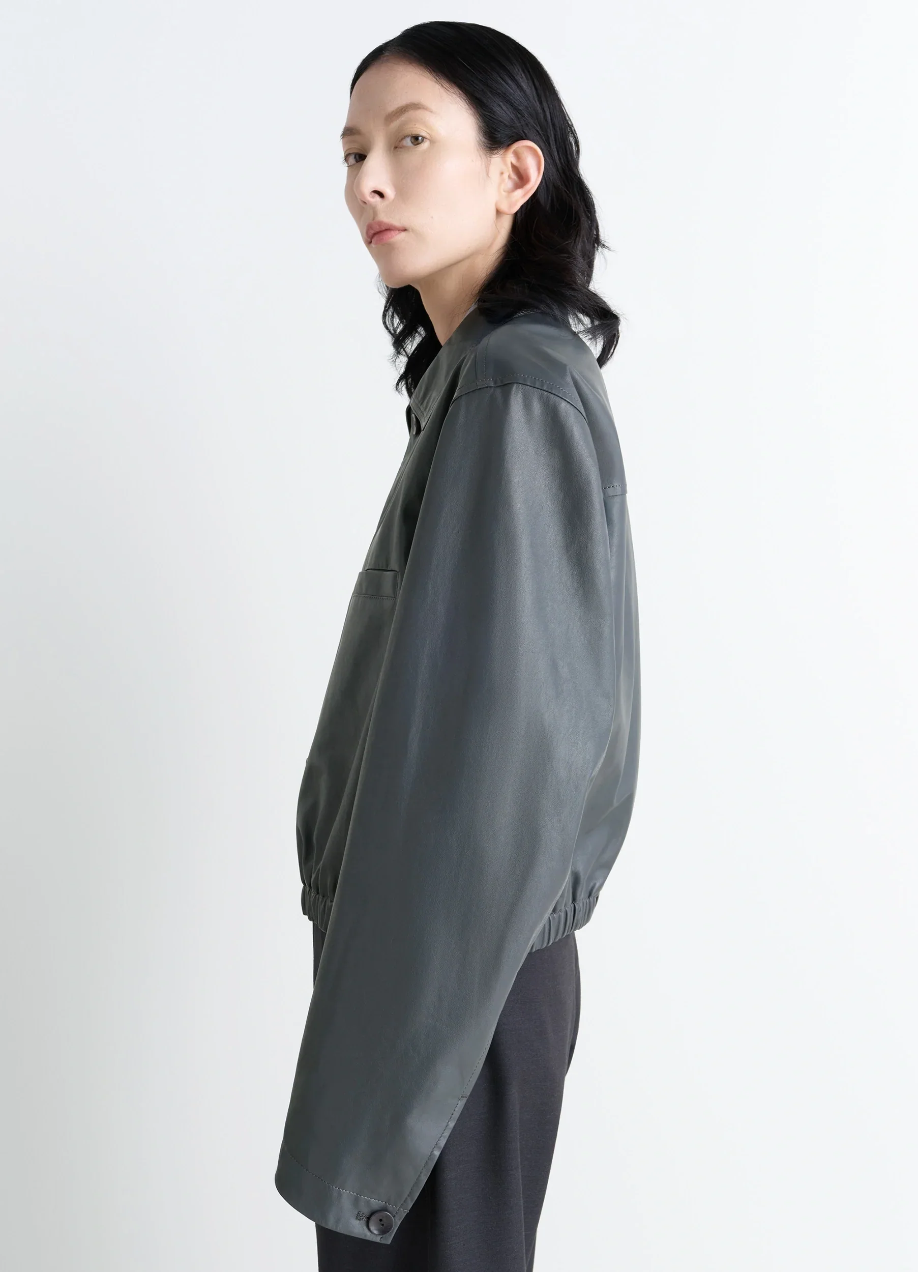 SOFT LEATHER BLOUSON - Image 5