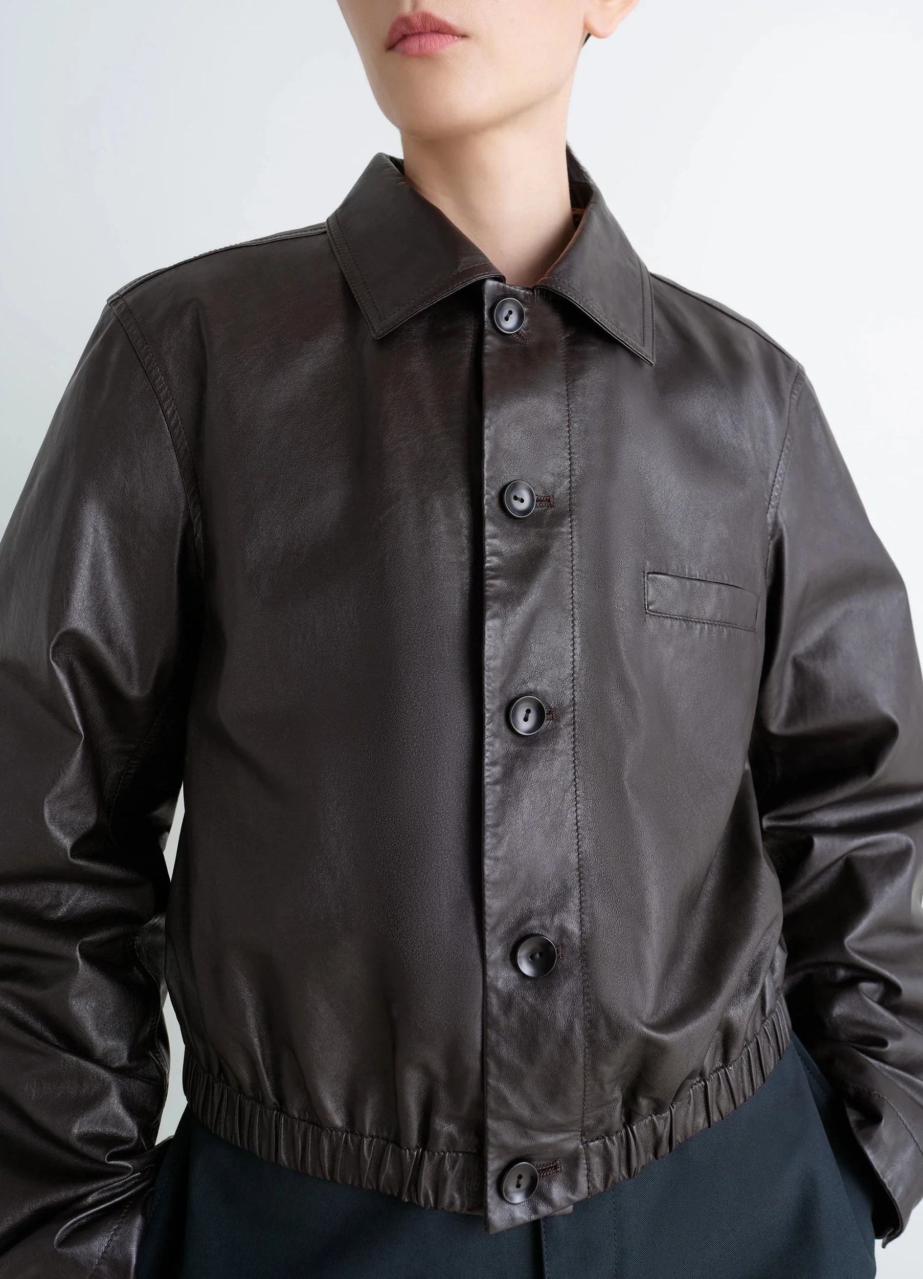 SOFT LEATHER BLOUSON - Image 3