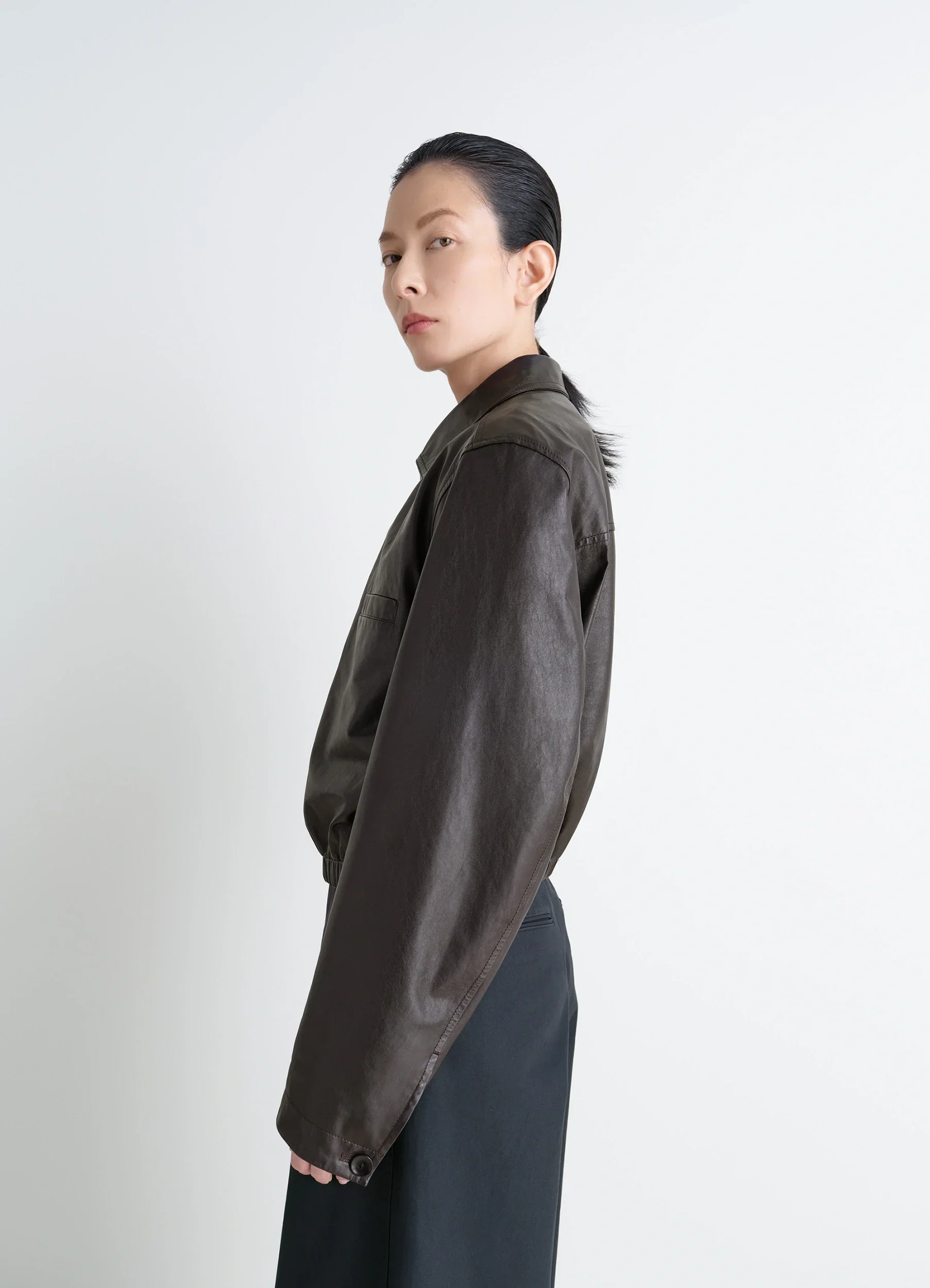 SOFT LEATHER BLOUSON - Image 4