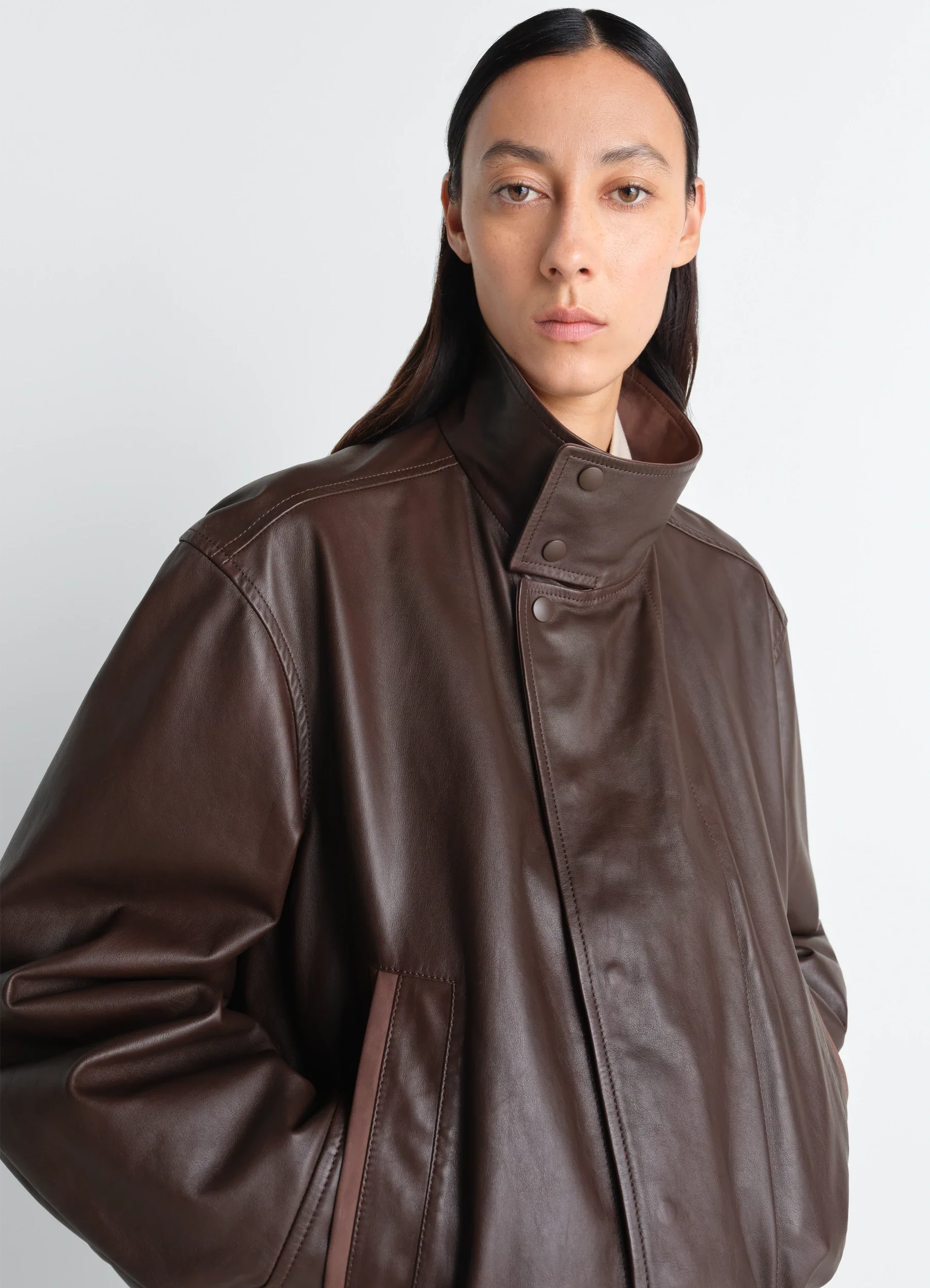SOFT LEATHER BLOUSON IN LEATHER - Image 3
