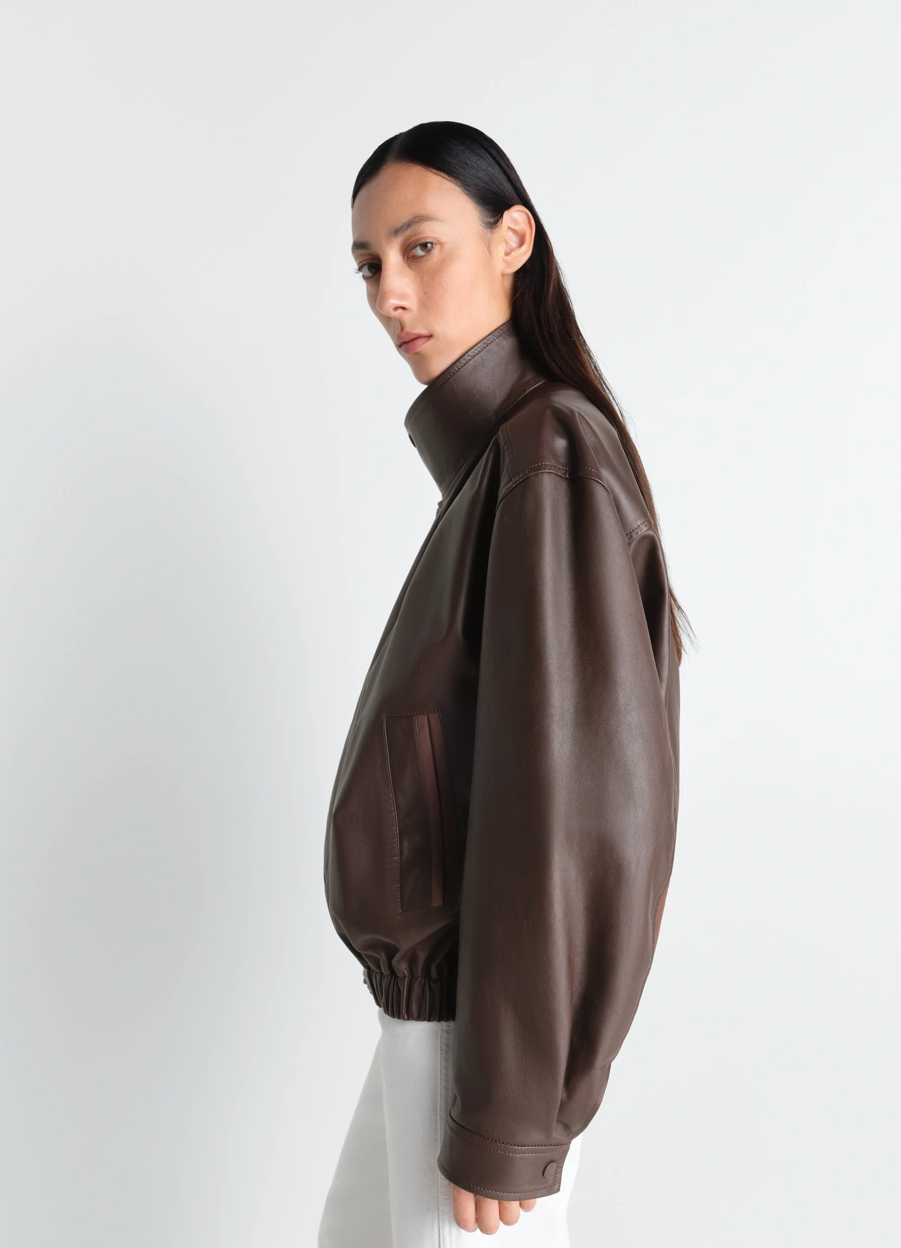 SOFT LEATHER BLOUSON IN LEATHER - Image 7