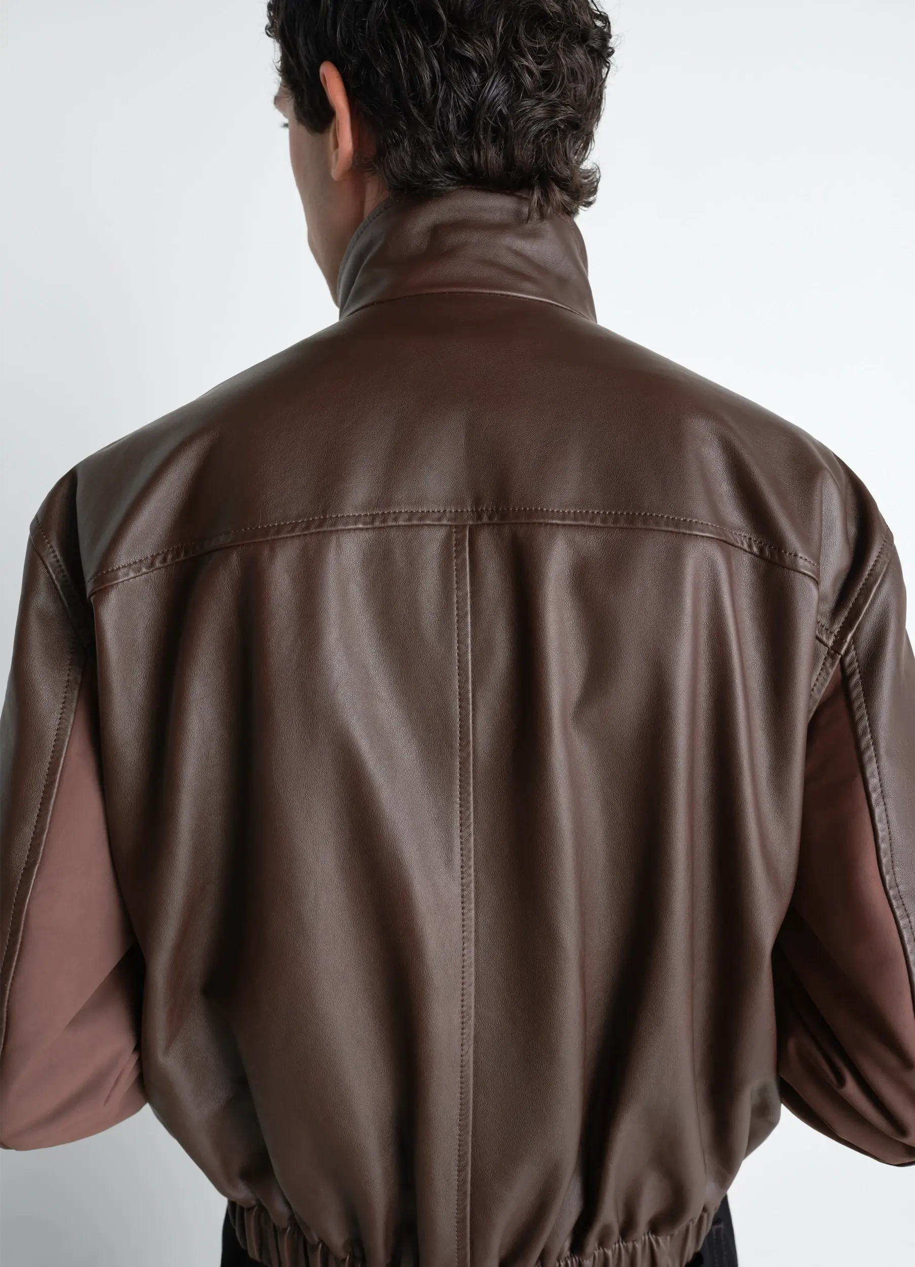 SOFT LEATHER BLOUSON IN LEATHER - Image 8