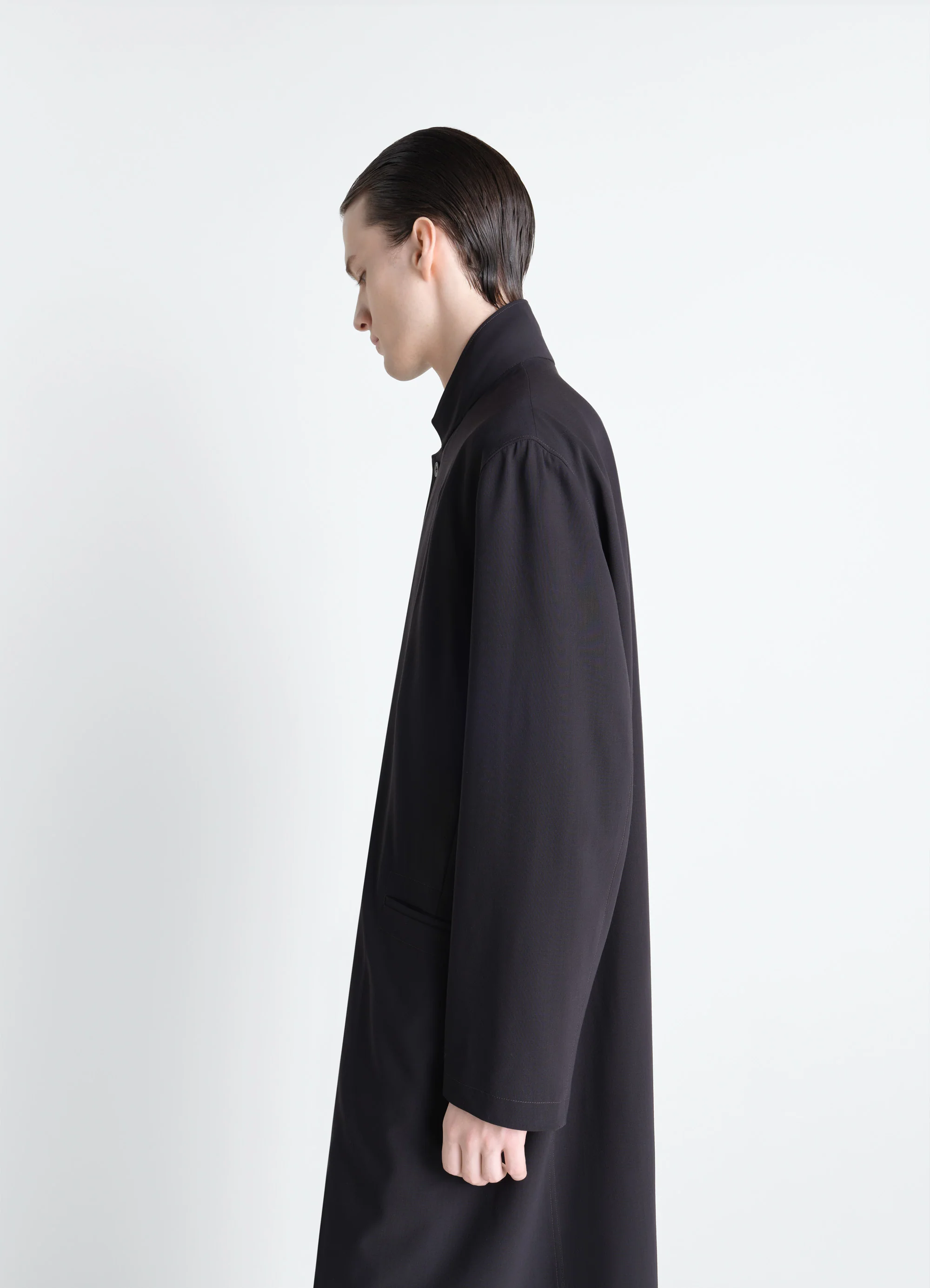 SOFT SUIT COAT IN WOOL CREPE - Image 2