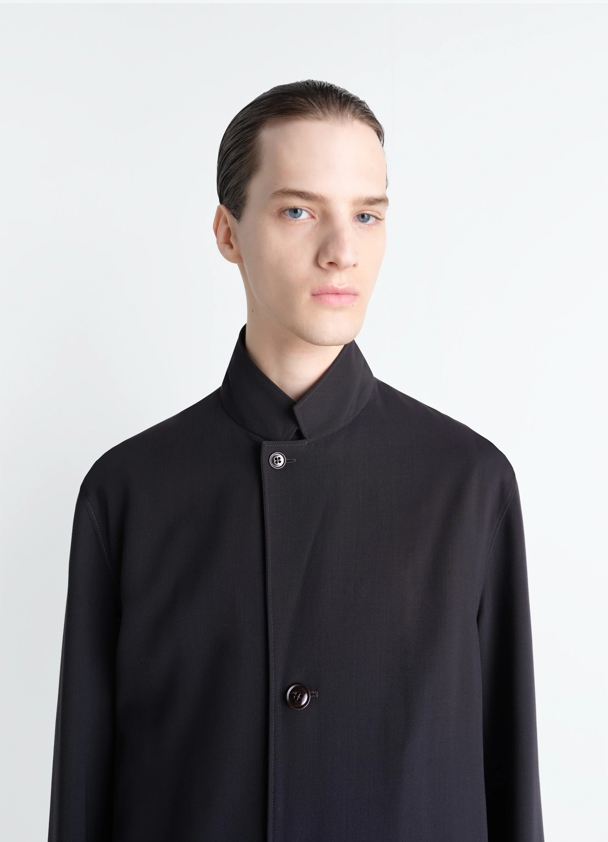 SOFT SUIT COAT IN WOOL CREPE - Image 3