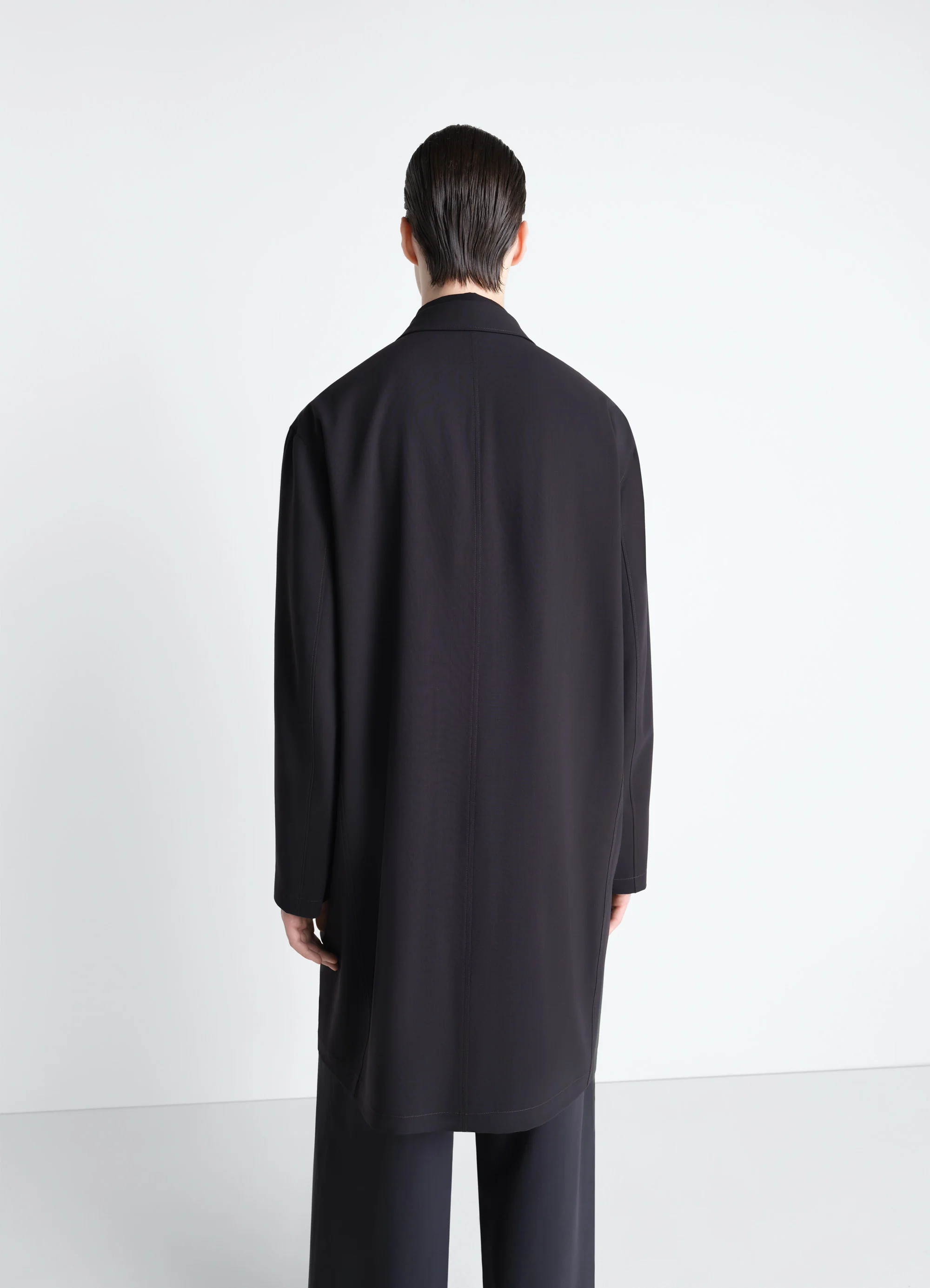 SOFT SUIT COAT IN WOOL CREPE - Image 5