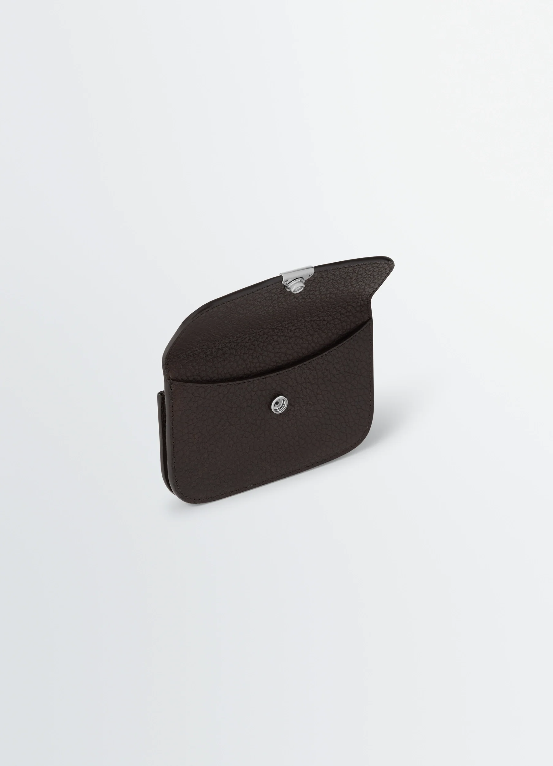 SOFT TAB CARD HOLDER COIN PURSE IN LEATHER - Image 2