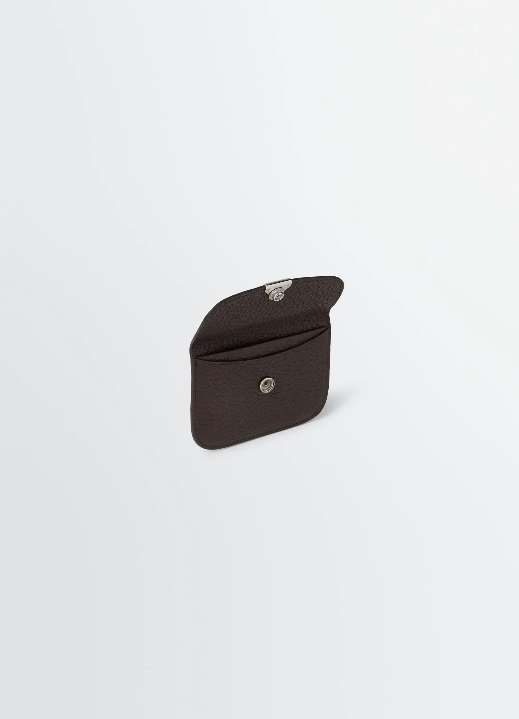 SOFT TAB CARD HOLDER IN LEATHER - Image 2
