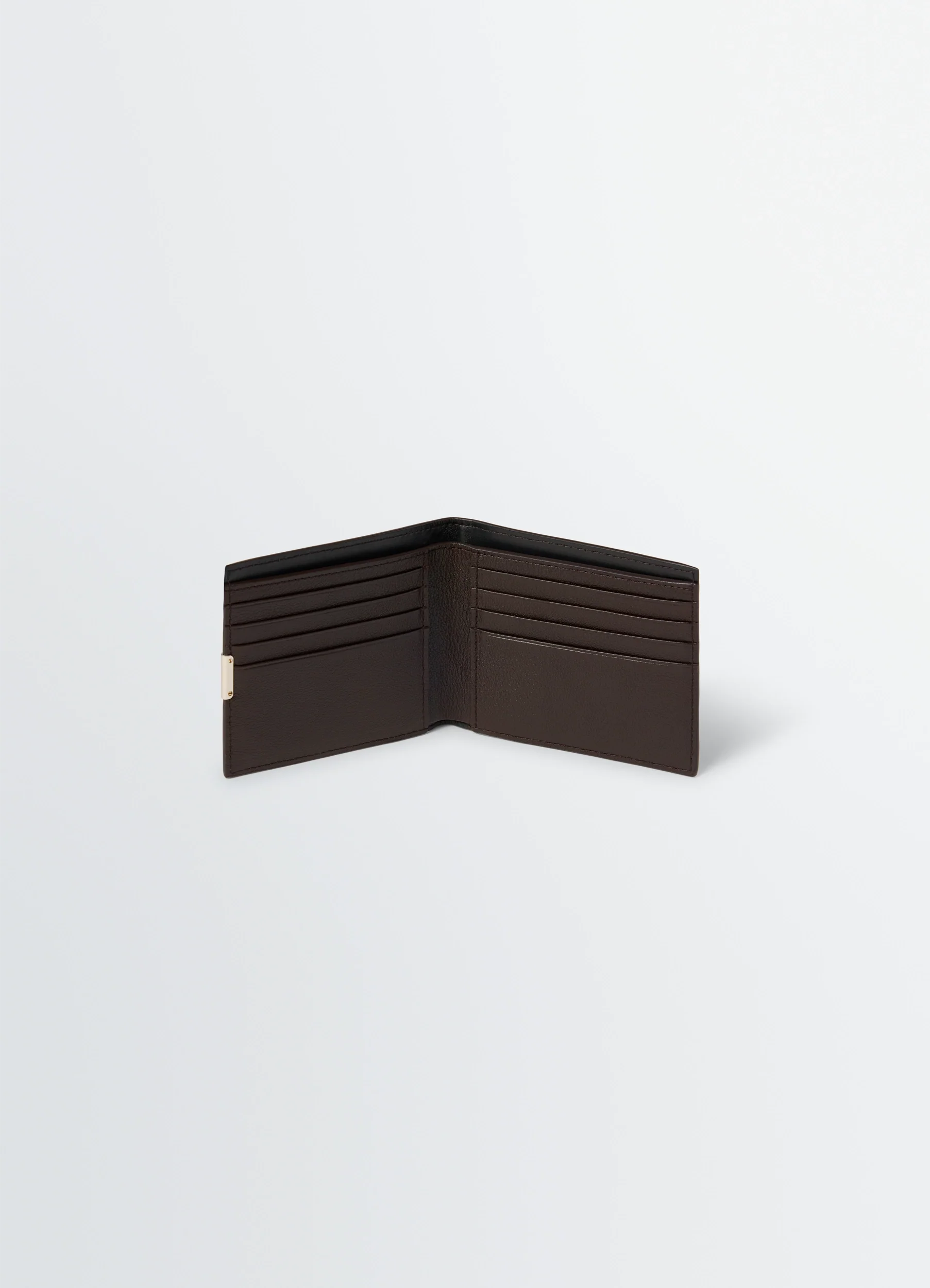 SOFT TAB STUDS DOTS BIFOLD WALLET IN LEATHER - Image 2