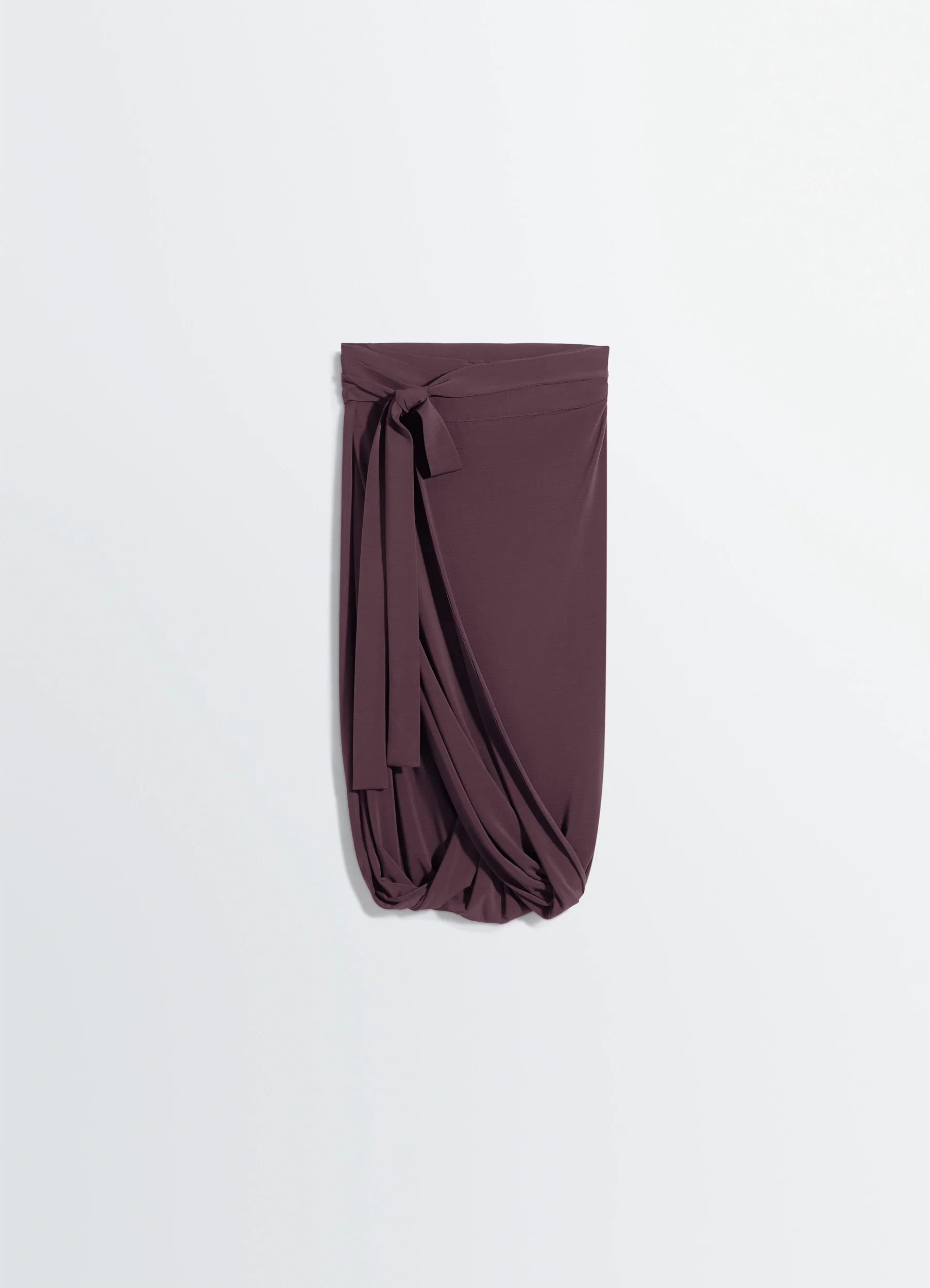 SOFT WRAP SKIRT IN VISCOSE CREPE JERSEY - Image 6