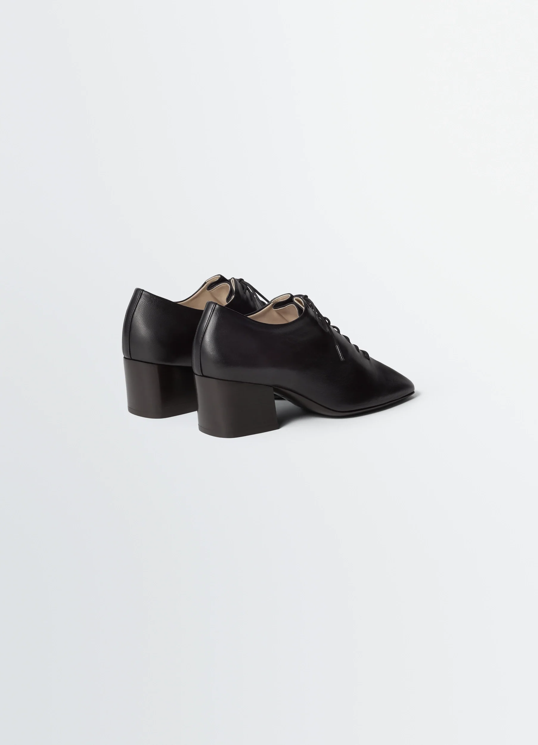 SOURIS CLASSIC DERBIES 55MM HEEL IN LEATHER - Image 4