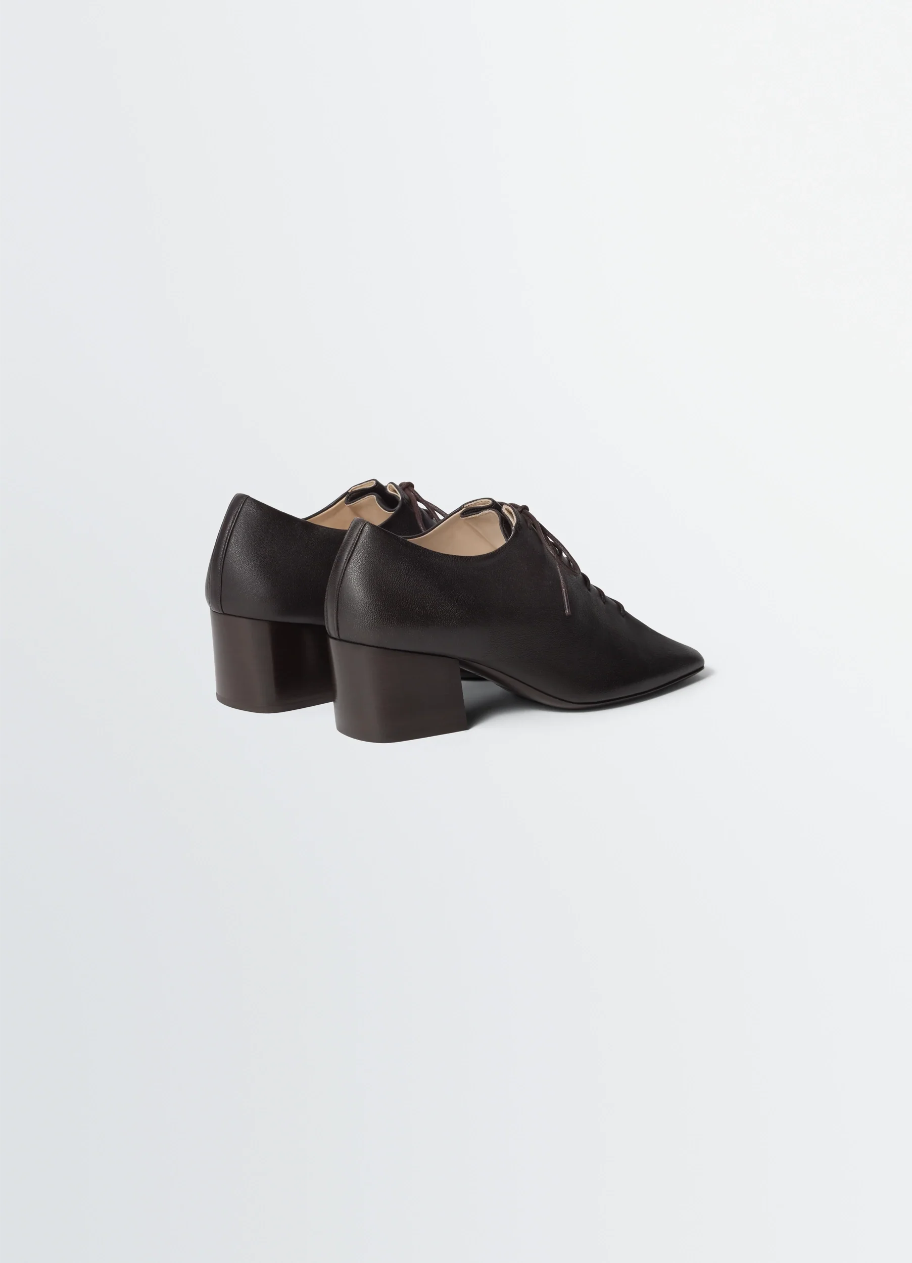 SOURIS CLASSIC DERBIES 55MM HEEL IN LEATHER - Image 4