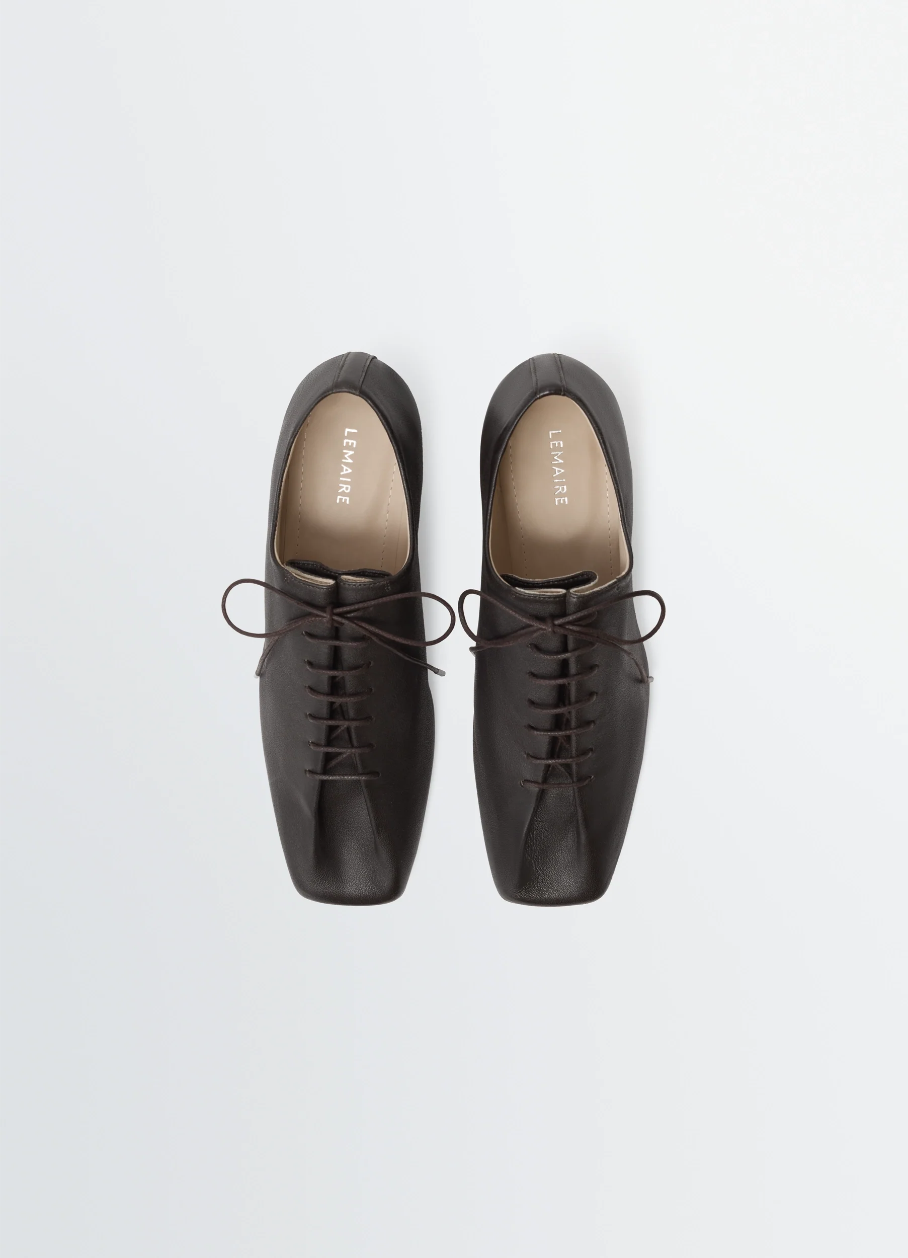 SOURIS CLASSIC DERBIES 55MM HEEL IN LEATHER - Image 5