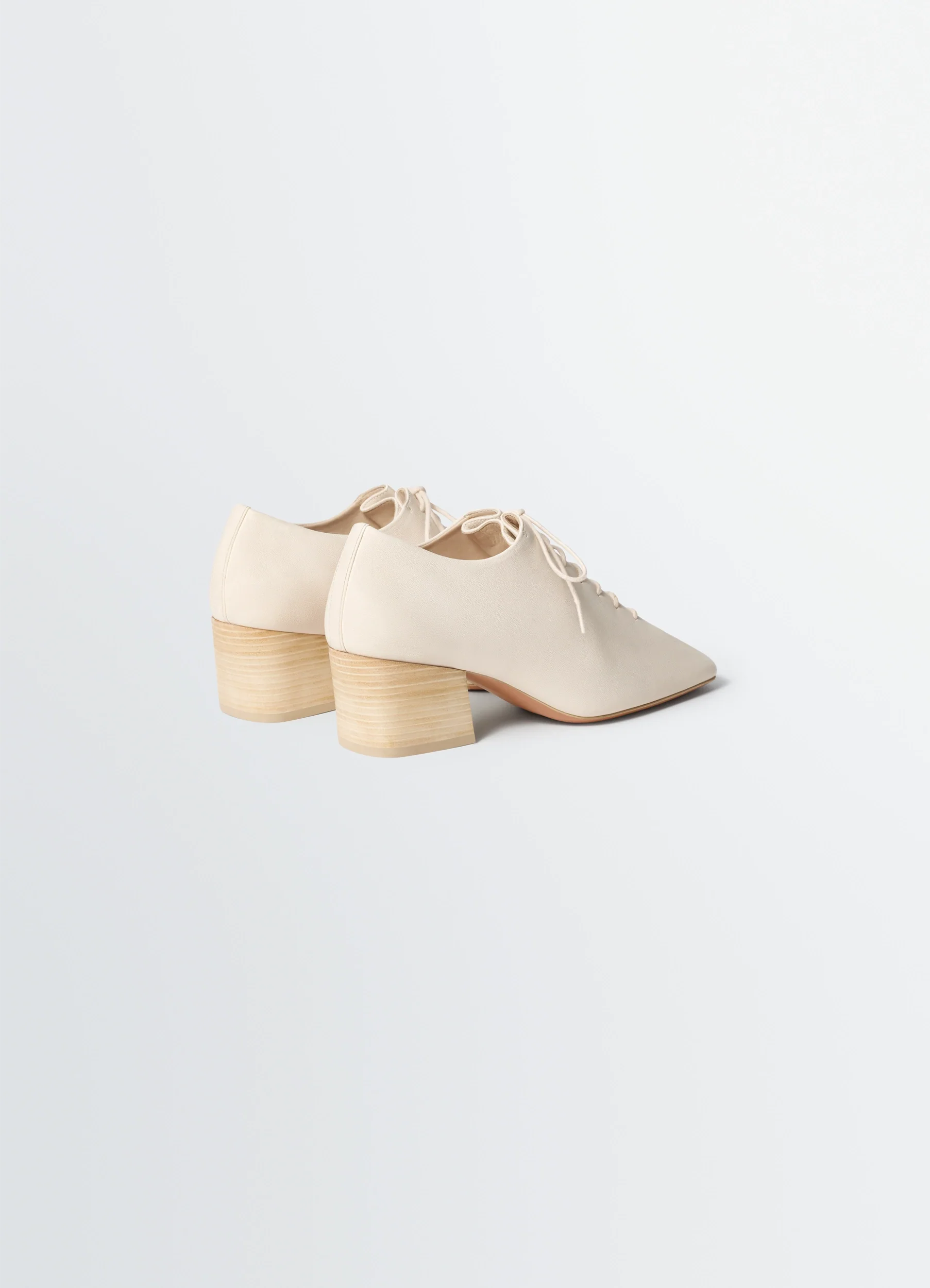 SOURIS CLASSIC DERBIES 55MM HEEL IN LEATHER - Image 4
