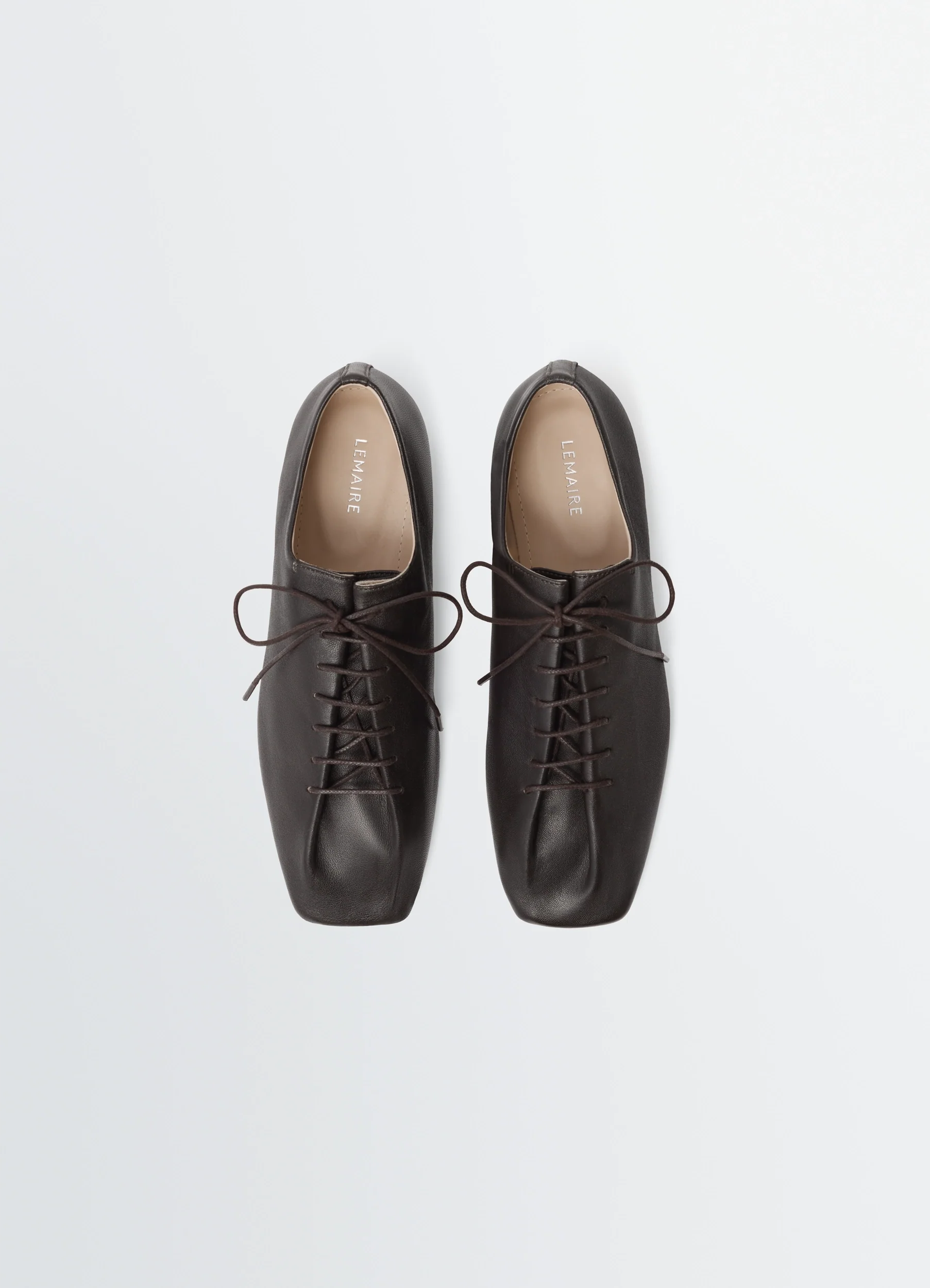 SOURIS FLAT CLASSIC DERBIES IN LEATHER - Image 5
