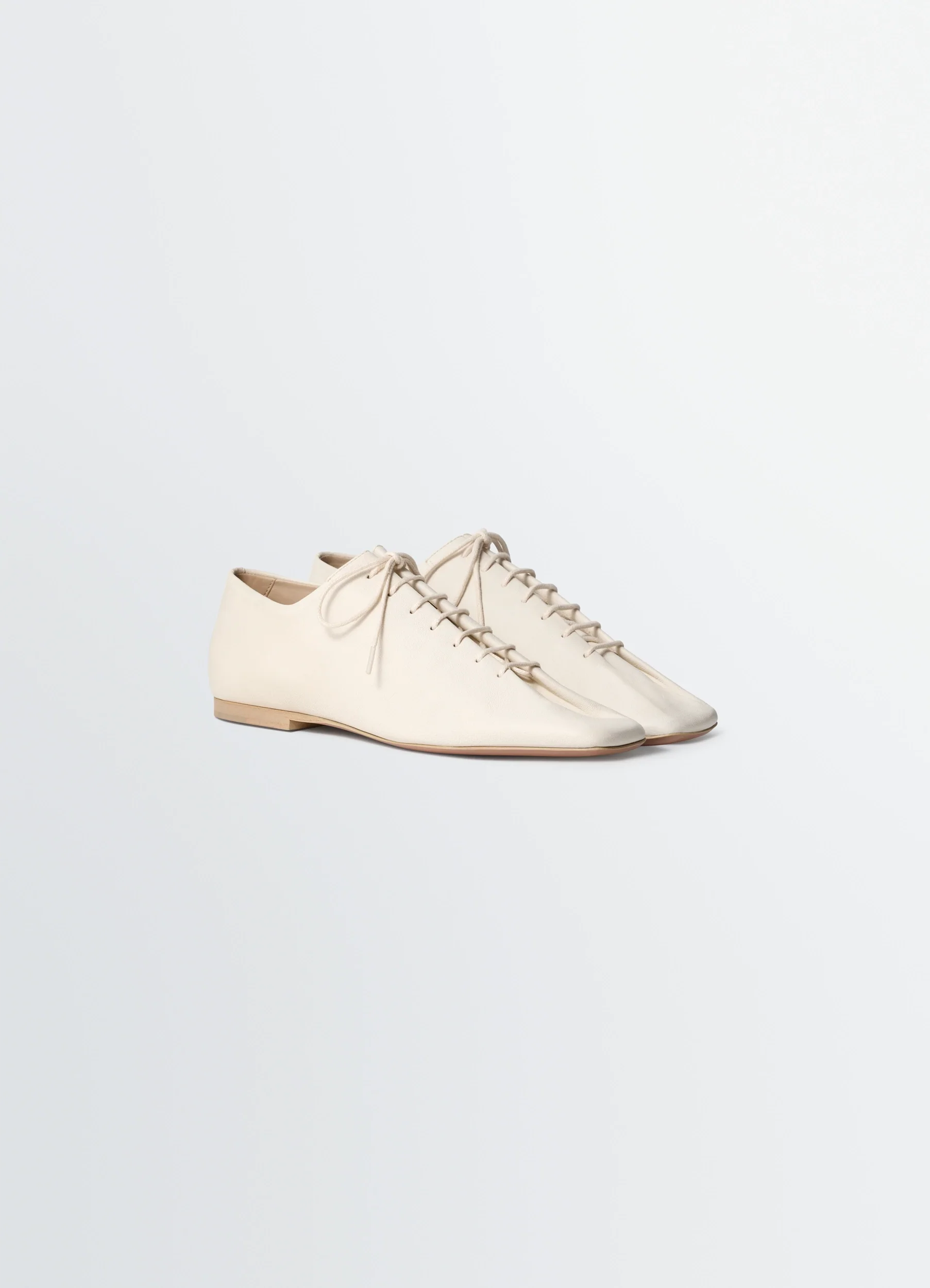 SOURIS FLAT CLASSIC DERBIES IN LEATHER - Image 3