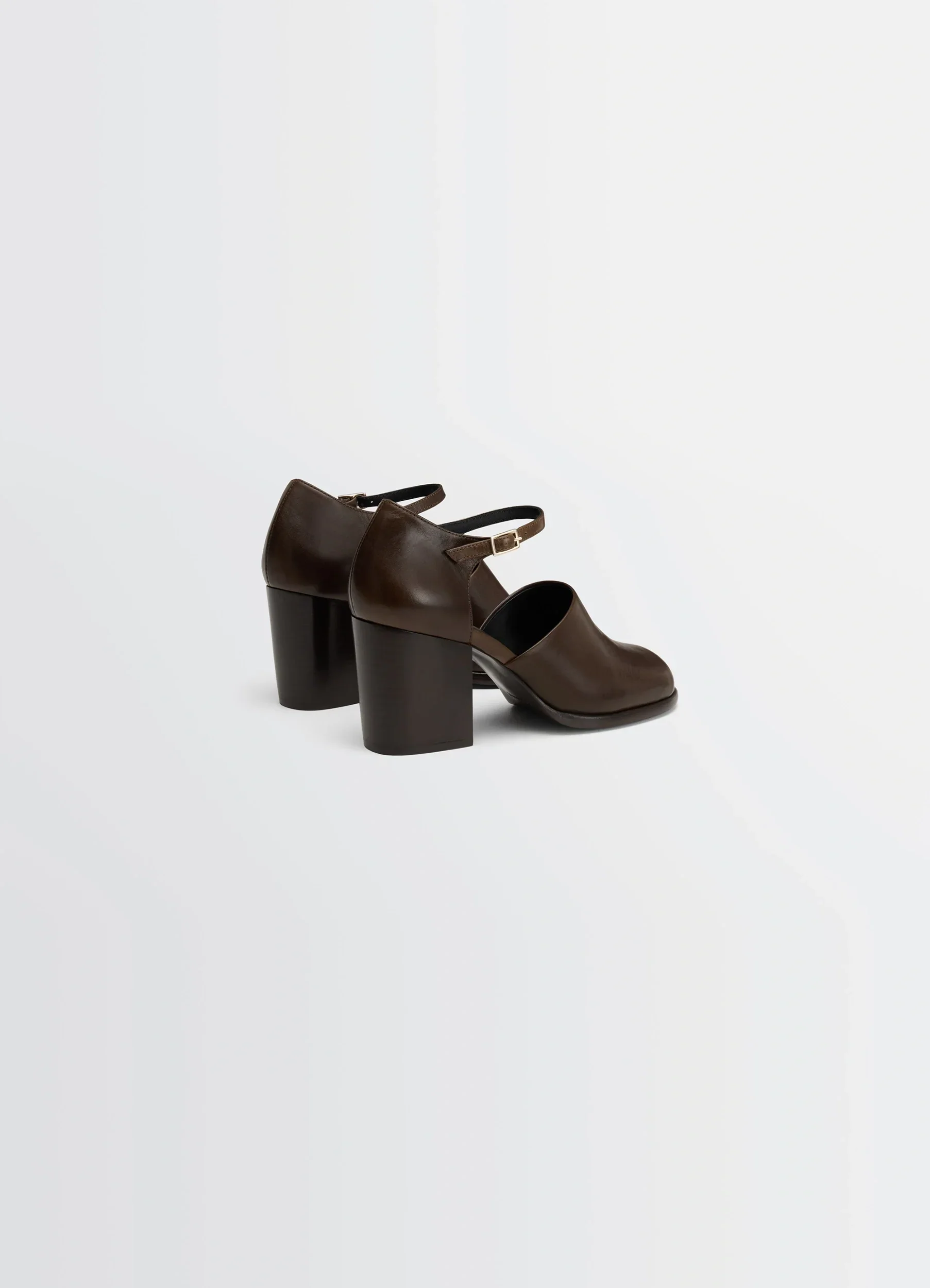 SQUARE HEELED SANDALS WITH 80MM HEEL - Image 4