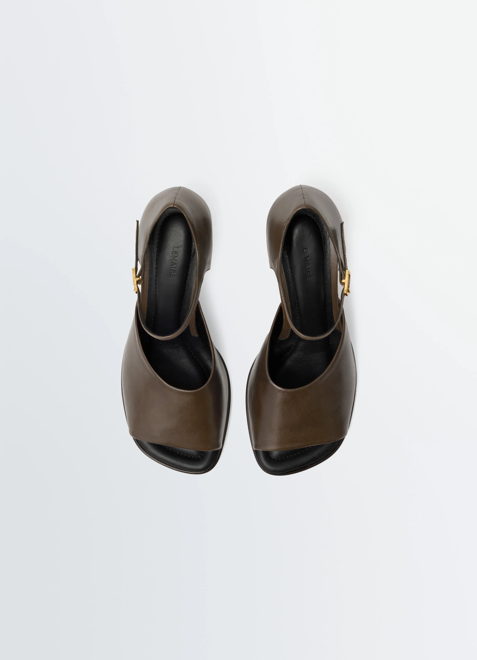 HEELED SANDALS IN GLOSSY LEATHER - Image 4
