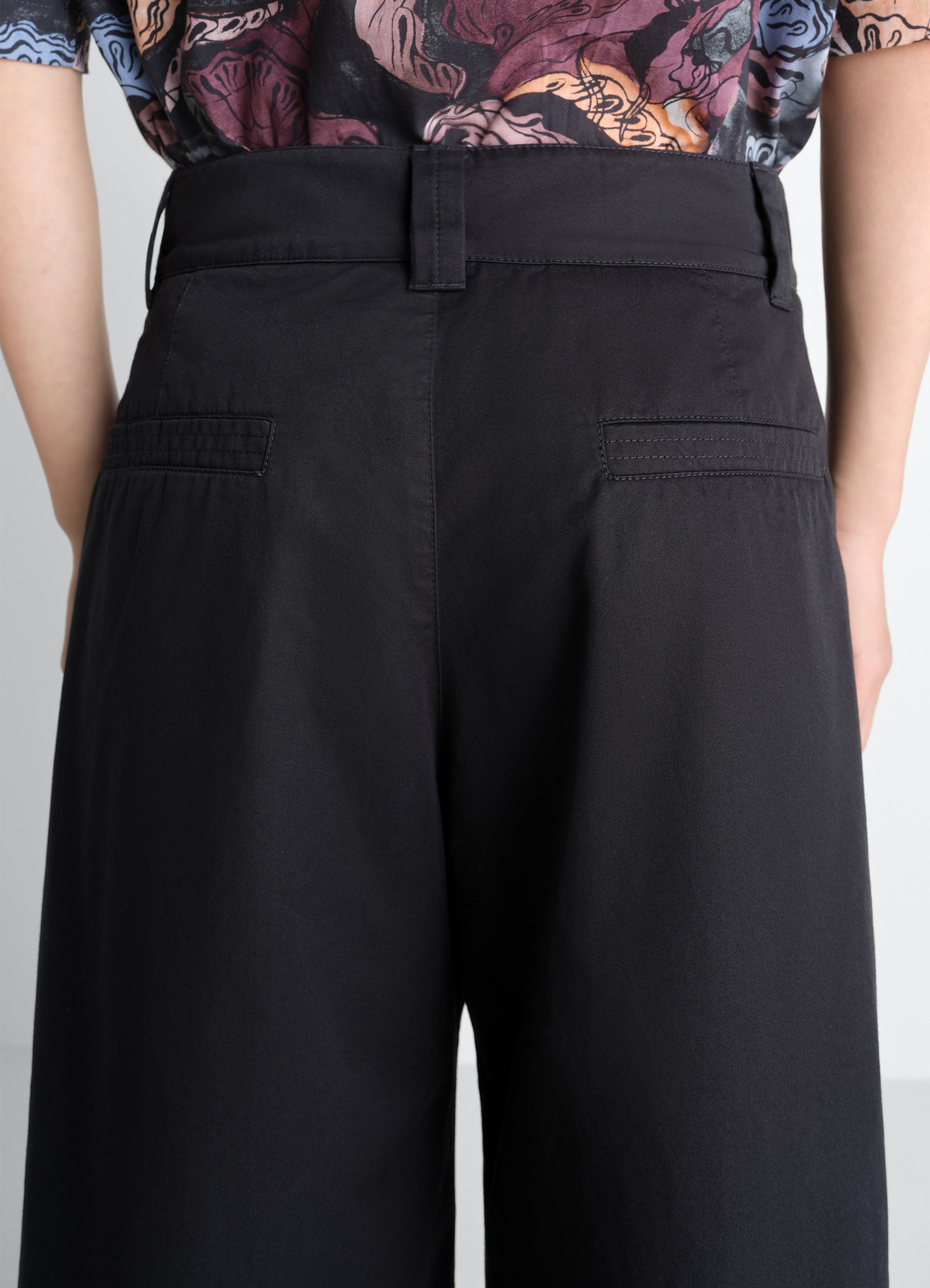 STRAIGHT FIT PANTS IN LIGHT COTTON TWILL - Image 3