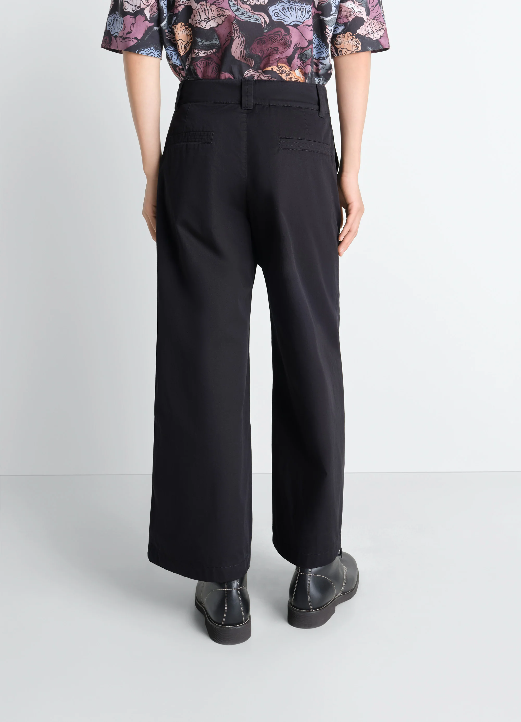 STRAIGHT FIT PANTS IN LIGHT COTTON TWILL - Image 5
