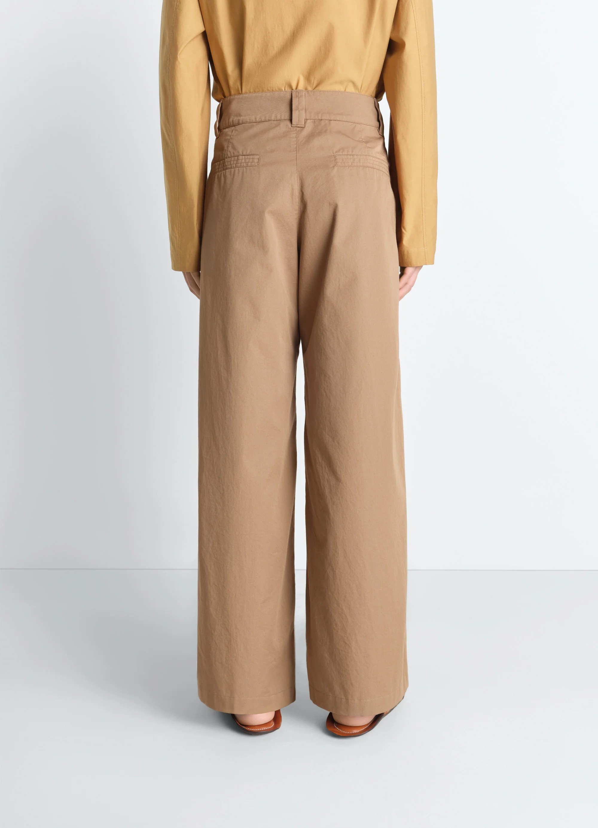STRAIGHT FIT PANTS IN LIGHT COTTON TWILL - Image 5