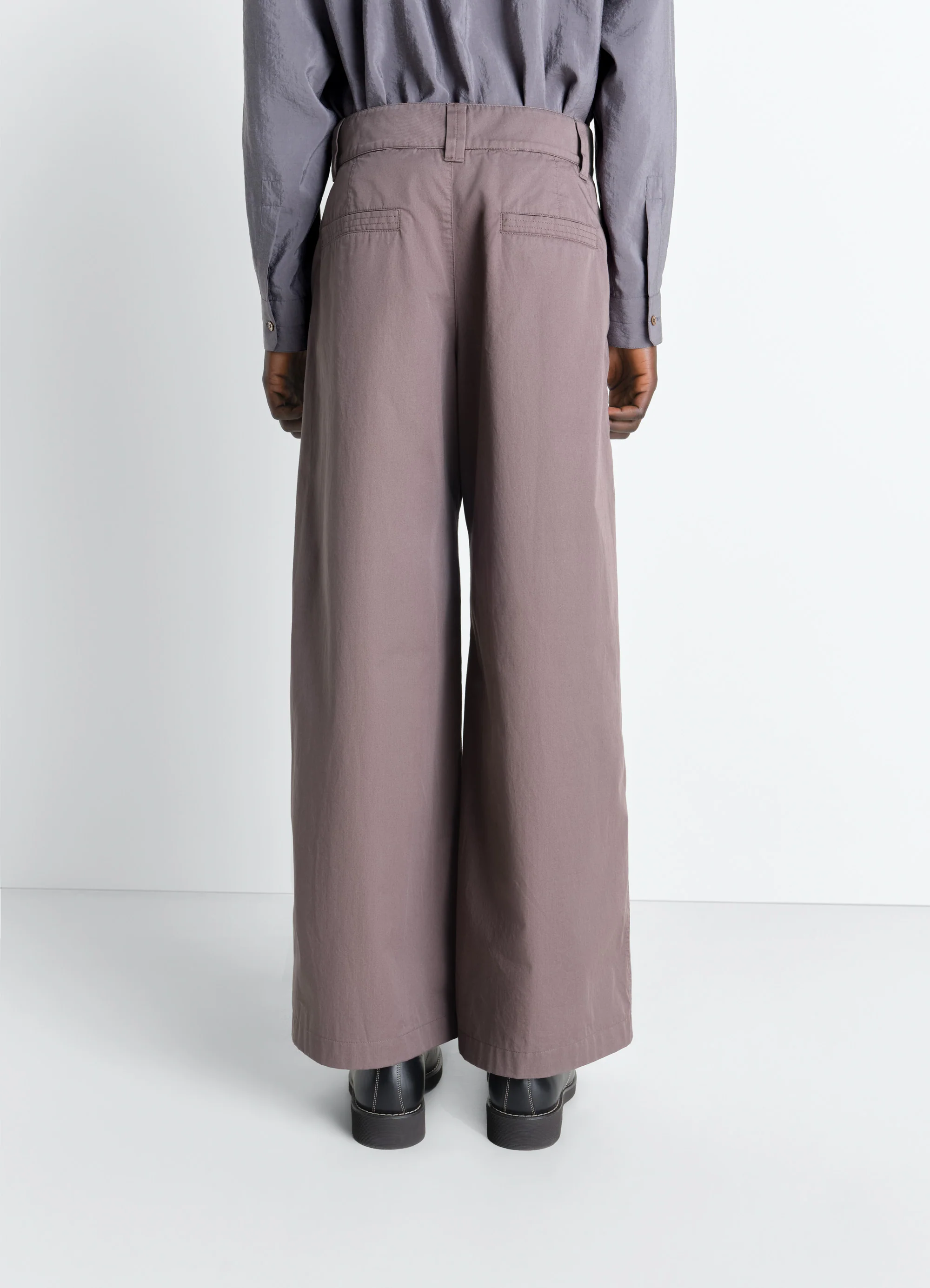 STRAIGHT FIT PANTS IN LIGHT COTTON TWILL - Image 5