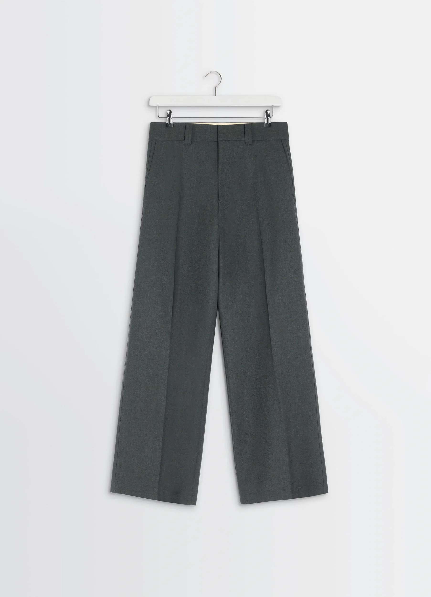 STRAIGHT TAILORED PANTS IN POLYWOOL - Image 6