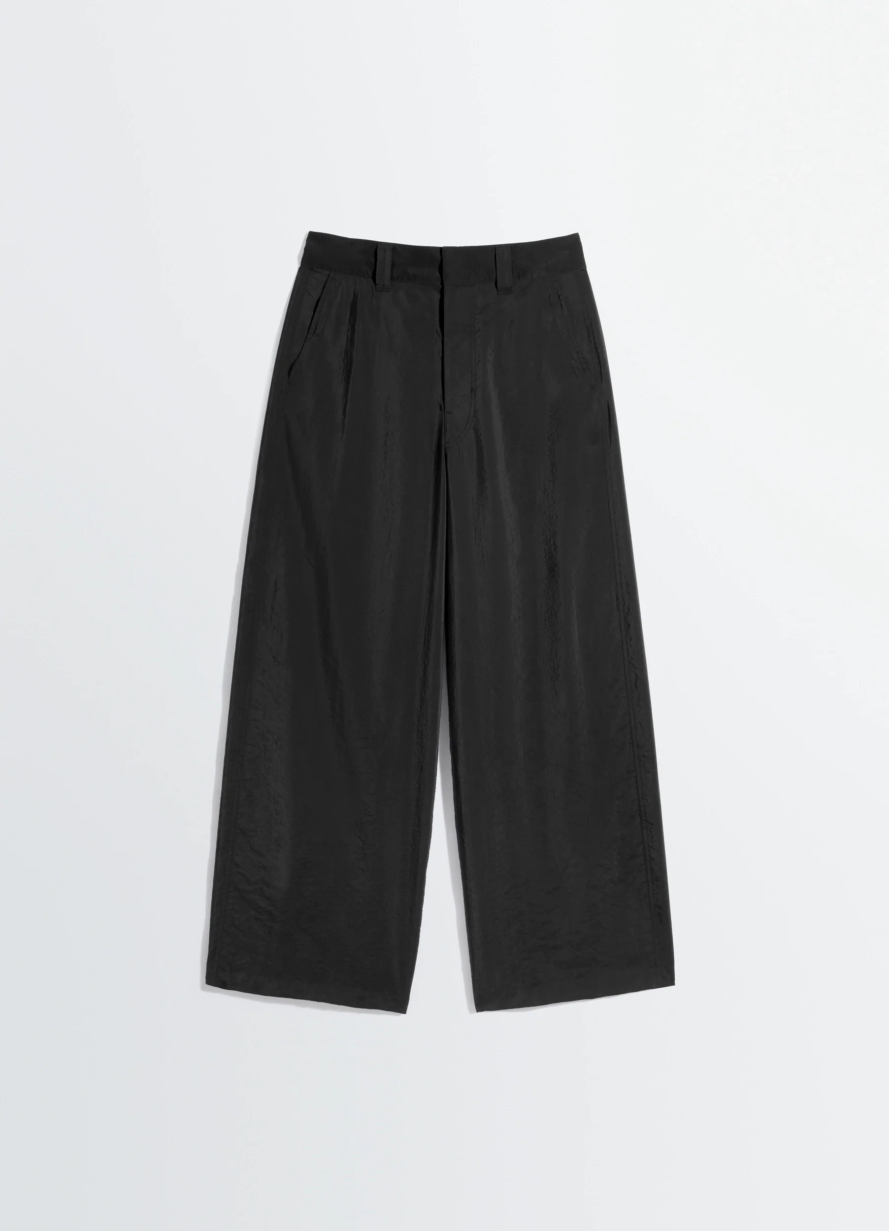 STRAIGHT TAILORED PANTS IN DRY SILK - Image 5