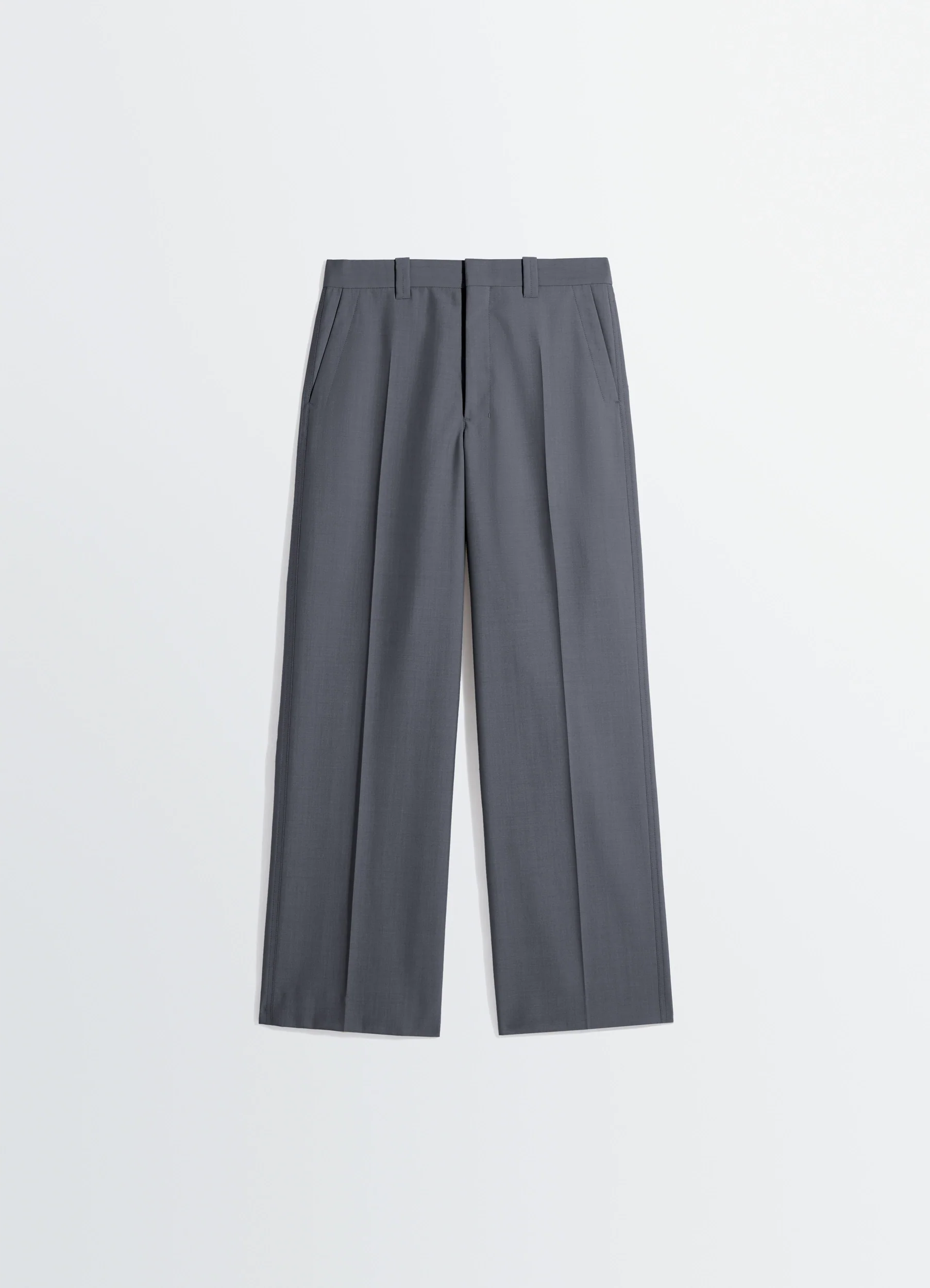 STRAIGHT TAILORED PANTS IN POLYWOOL - Image 6