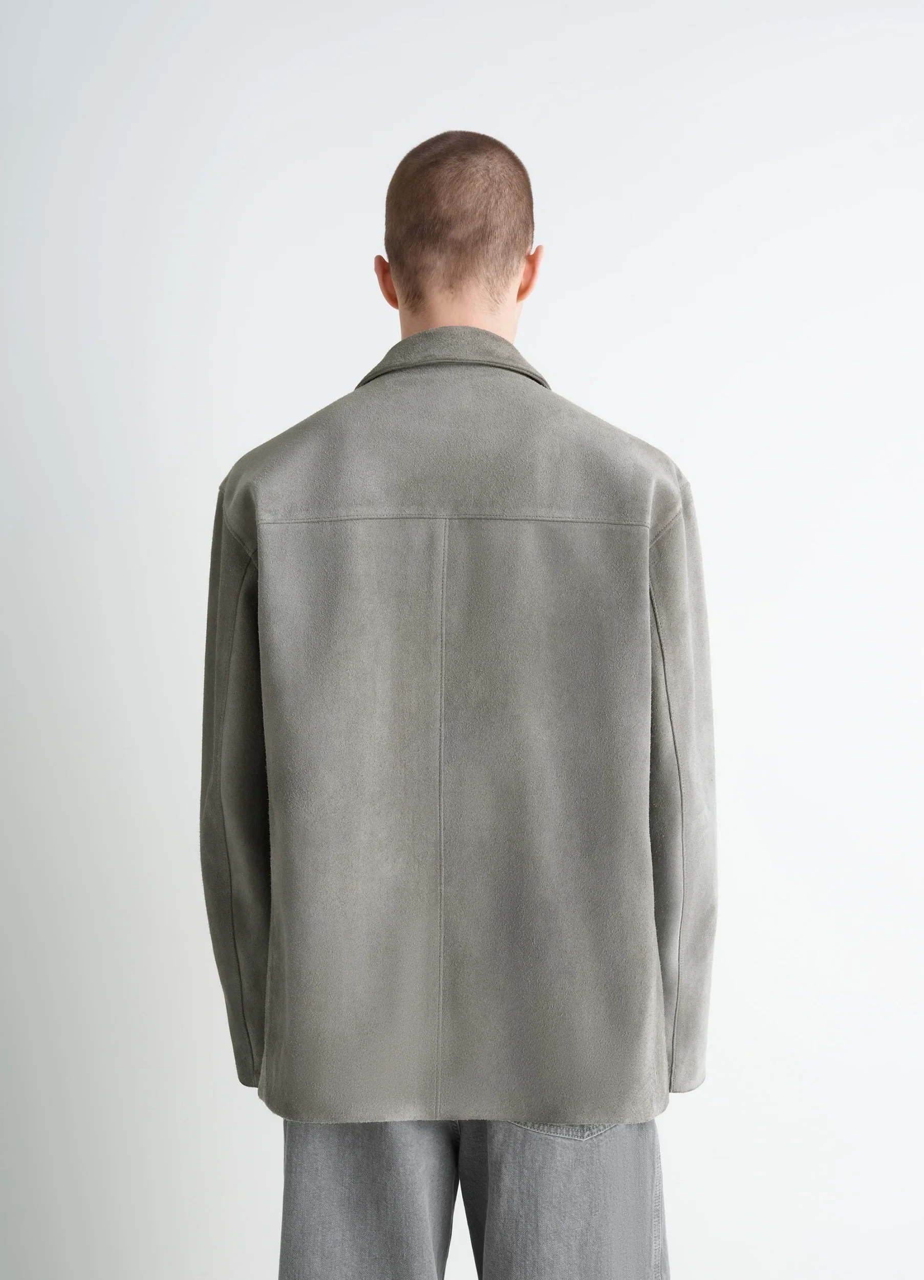 SUEDE SINGLE BREASTED JACKET - Image 6