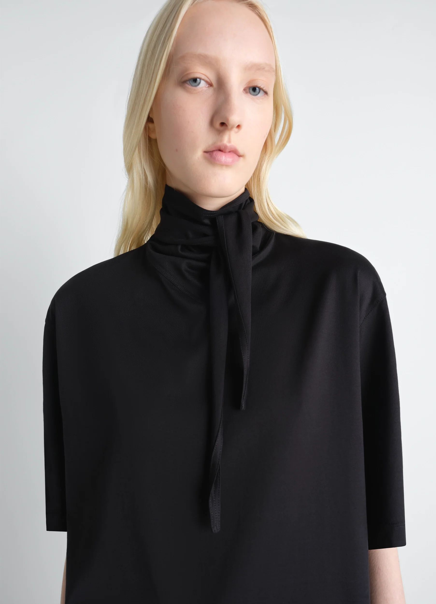 T-SHIRT WITH FOULARD IN JERSEY - Image 3