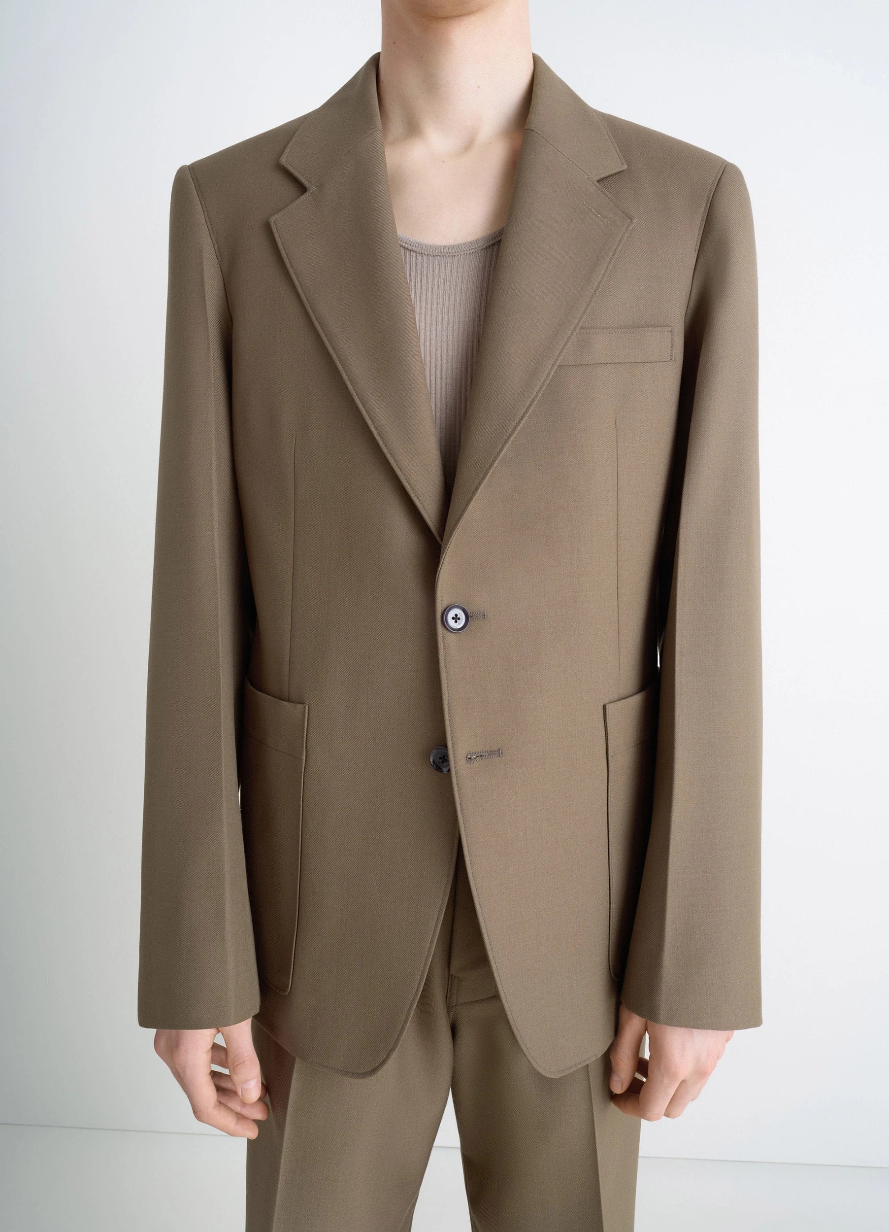TAILORED SINGLE BREASTED JACKET IN POLYWOOL - Image 5