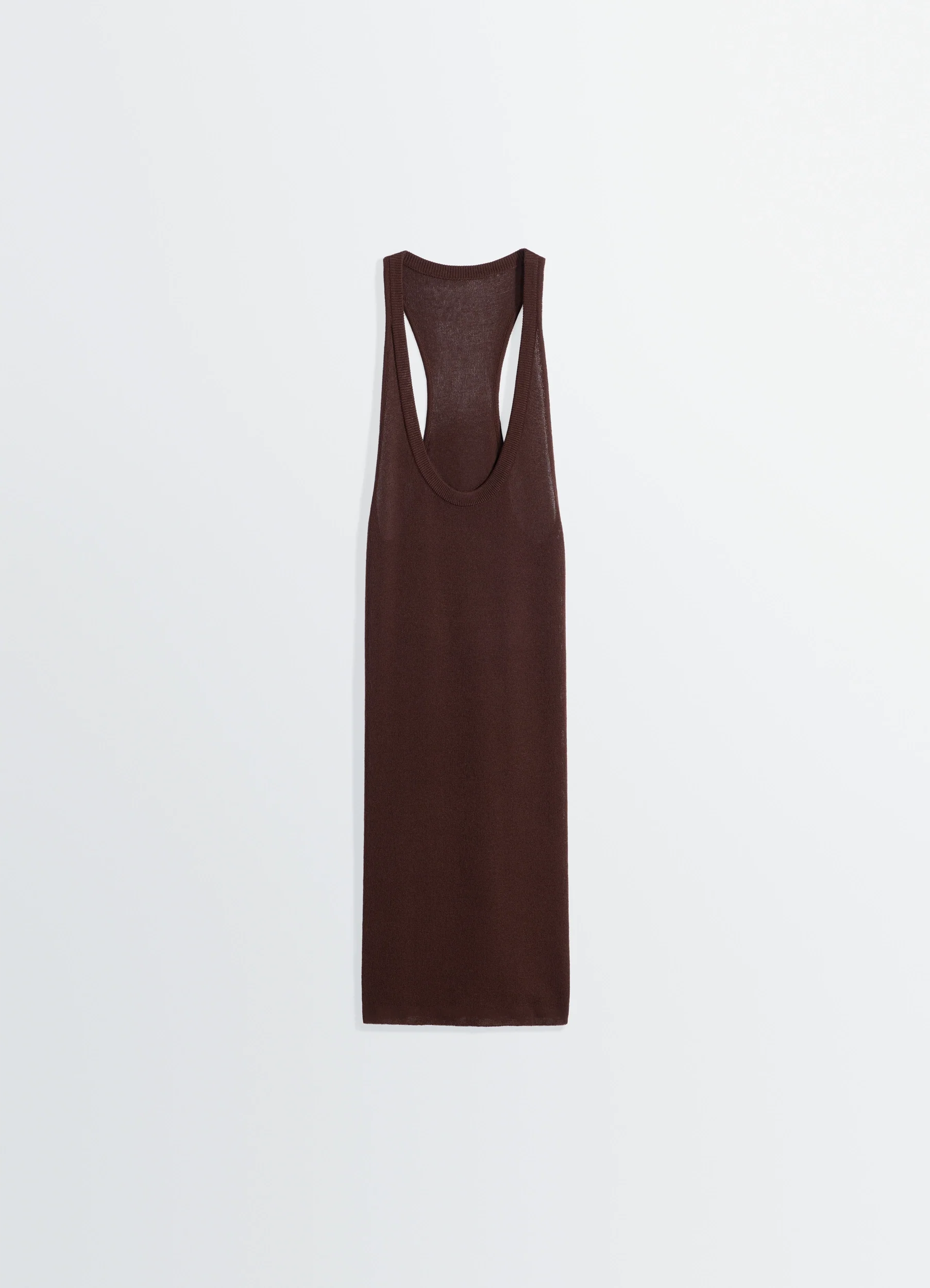 TANK TOP MINI DRESS IN VISCOSE CREPE - Image 6