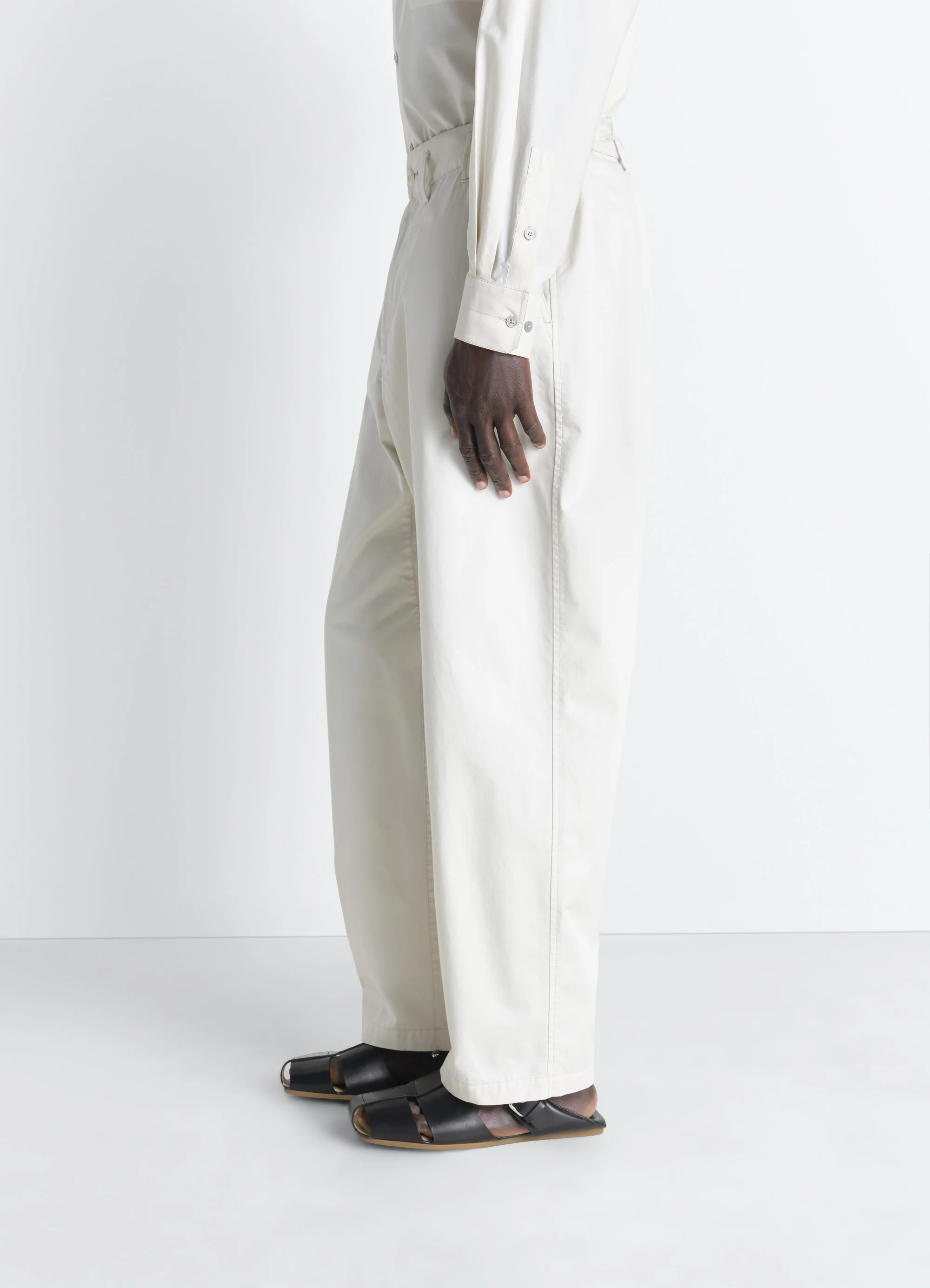 TAPERED WORKWEAR PANTS IN COTTON TWILL - Image 4