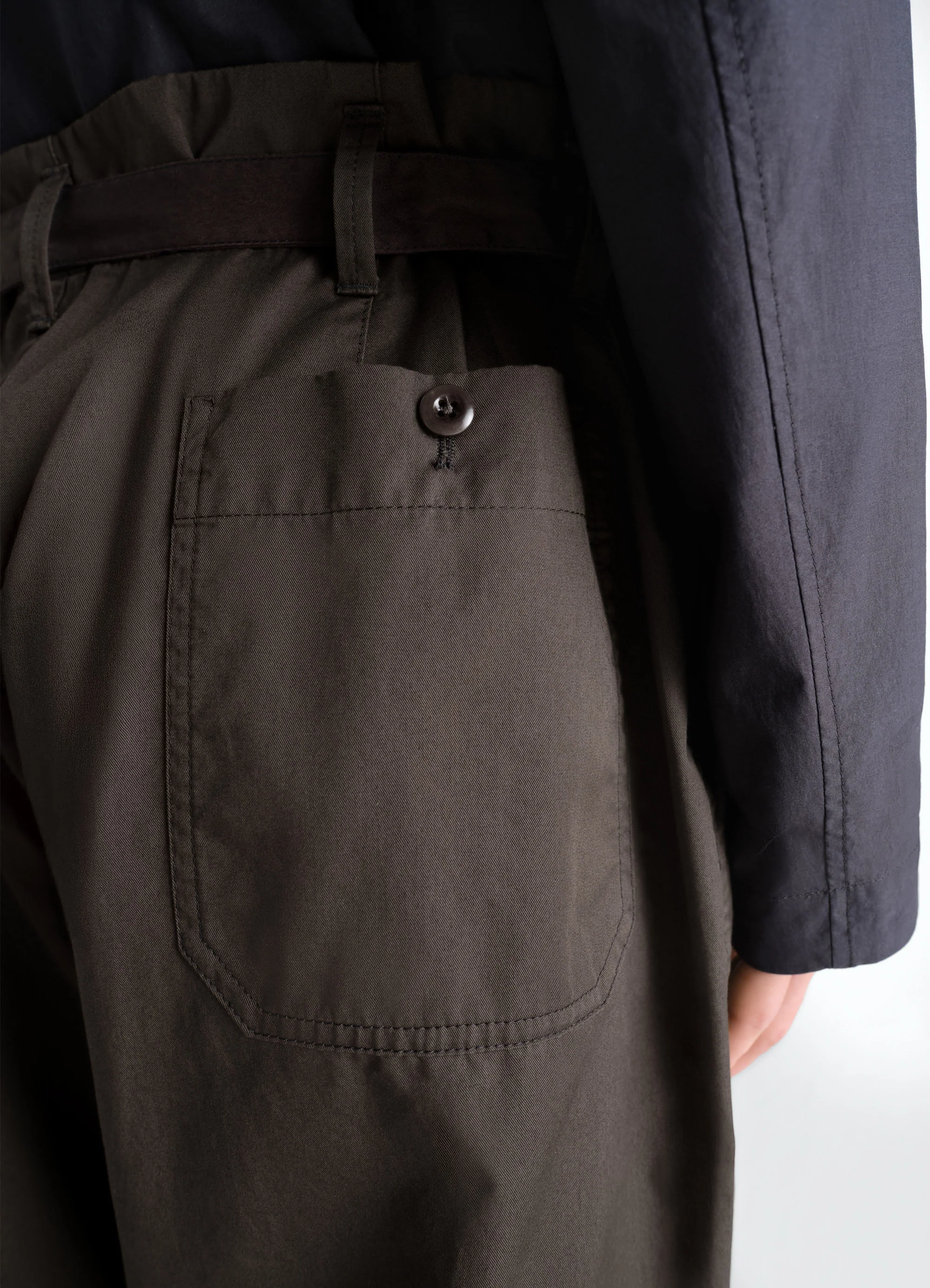 TAPERED WORKWEAR PANTS IN COTTON TWILL - Image 3