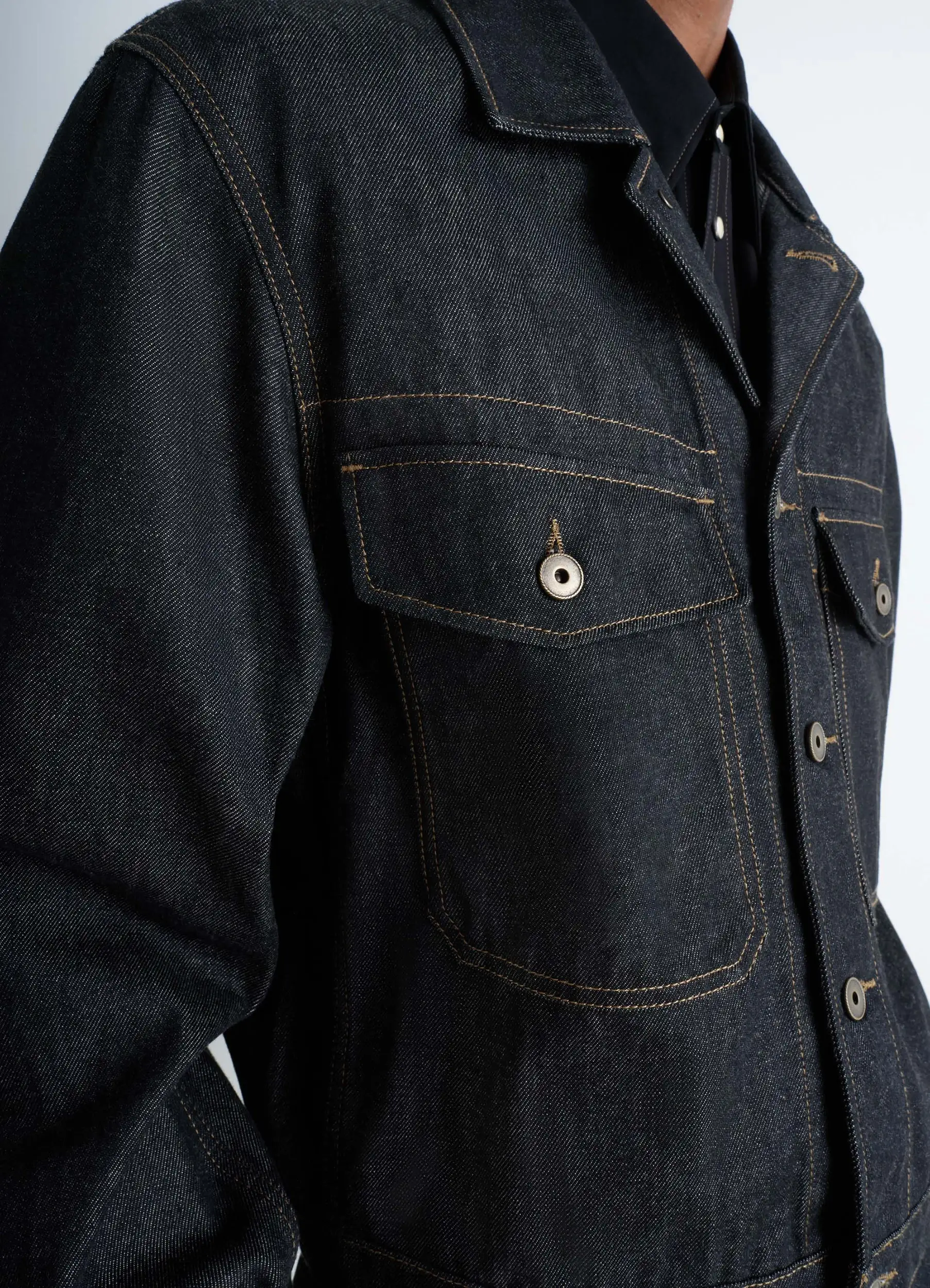 TRUCKER JACKET IN DENIM - Image 4