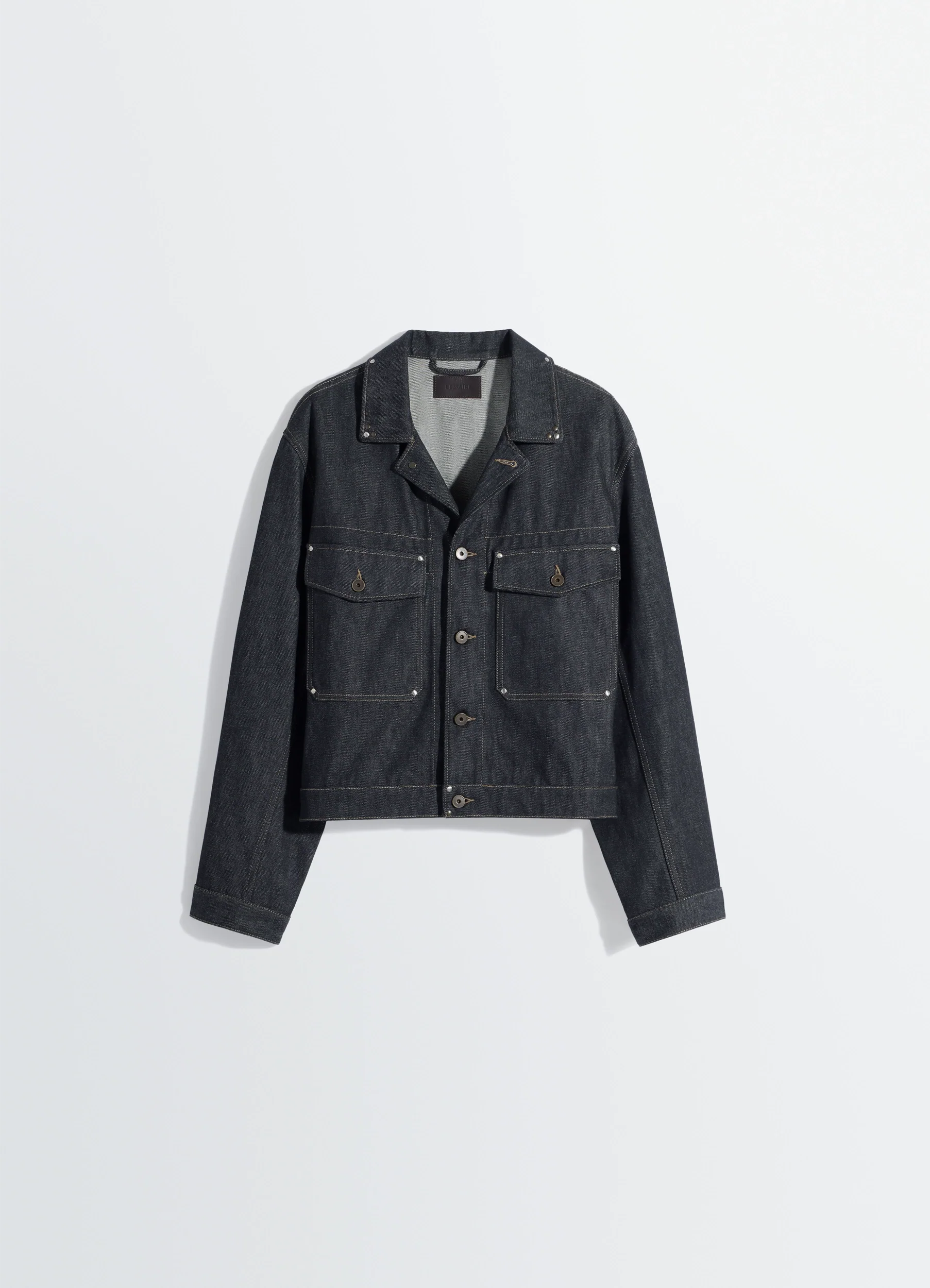 TRUCKER JACKET WITH STUDS IN DENIM - Image 6