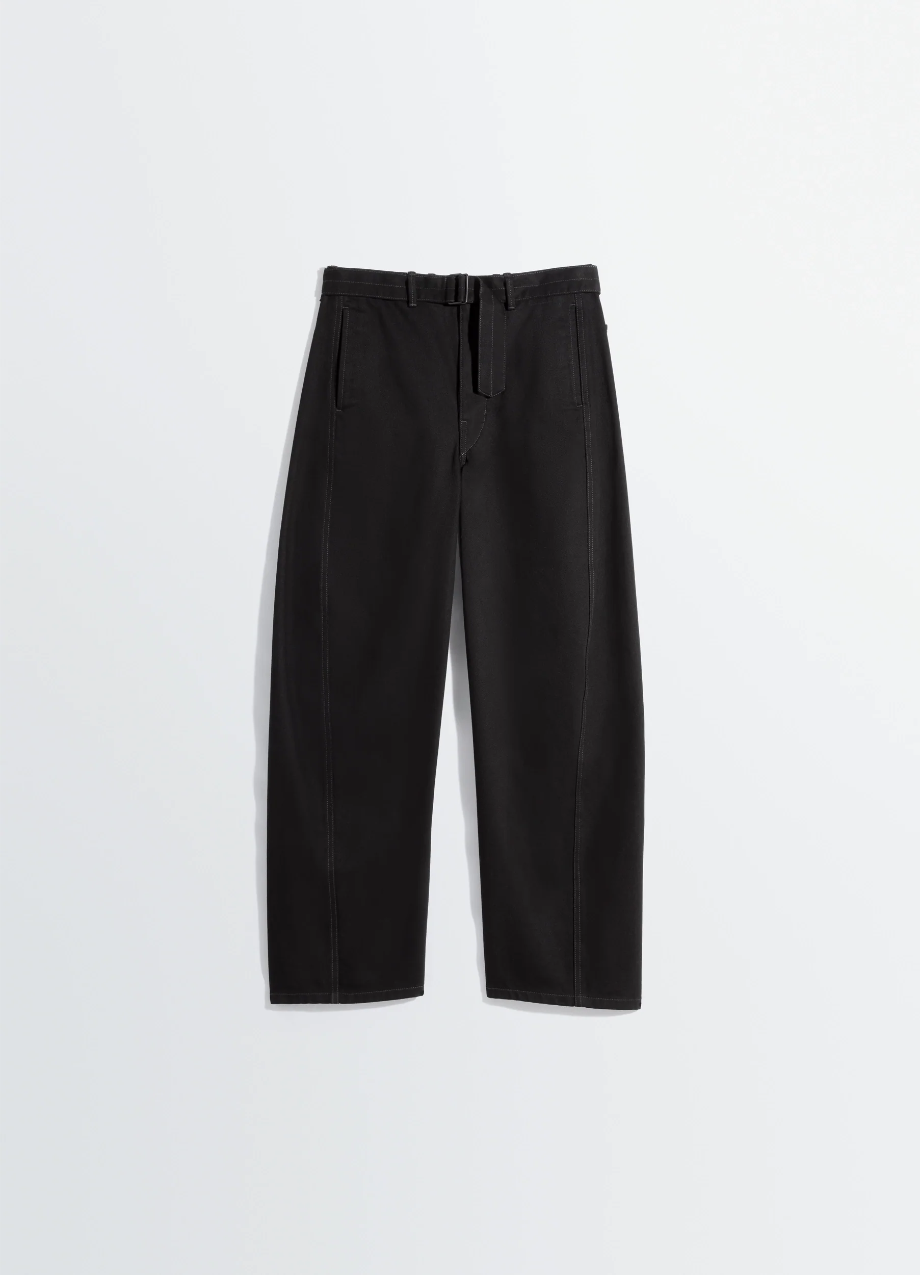 TWISTED BELTED PANTS IN DENIM - Image 7
